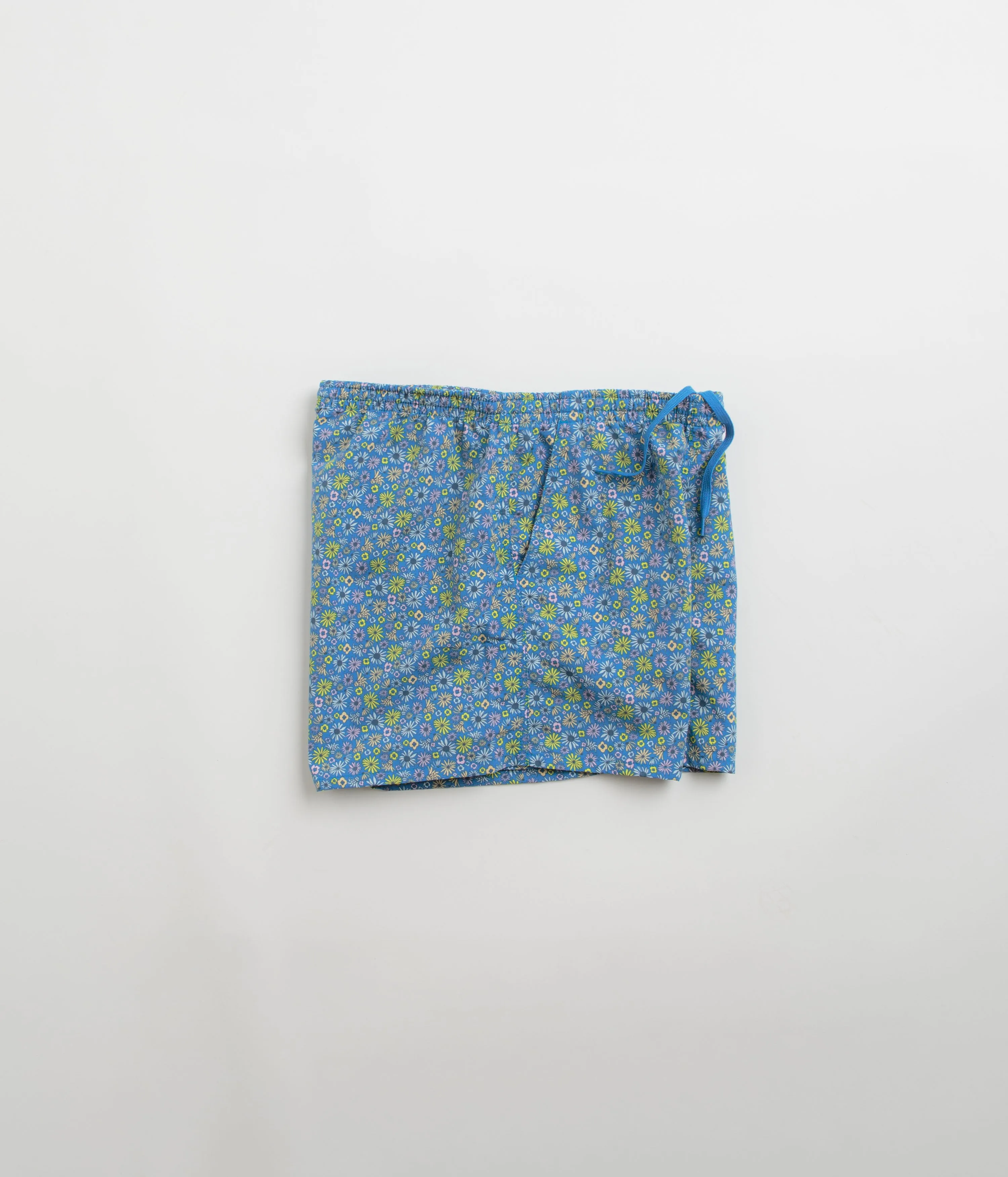 Multi Pocket Functionality Patagonia Womens Baggies 5" Shorts - Floral Fun: Vessel Blue