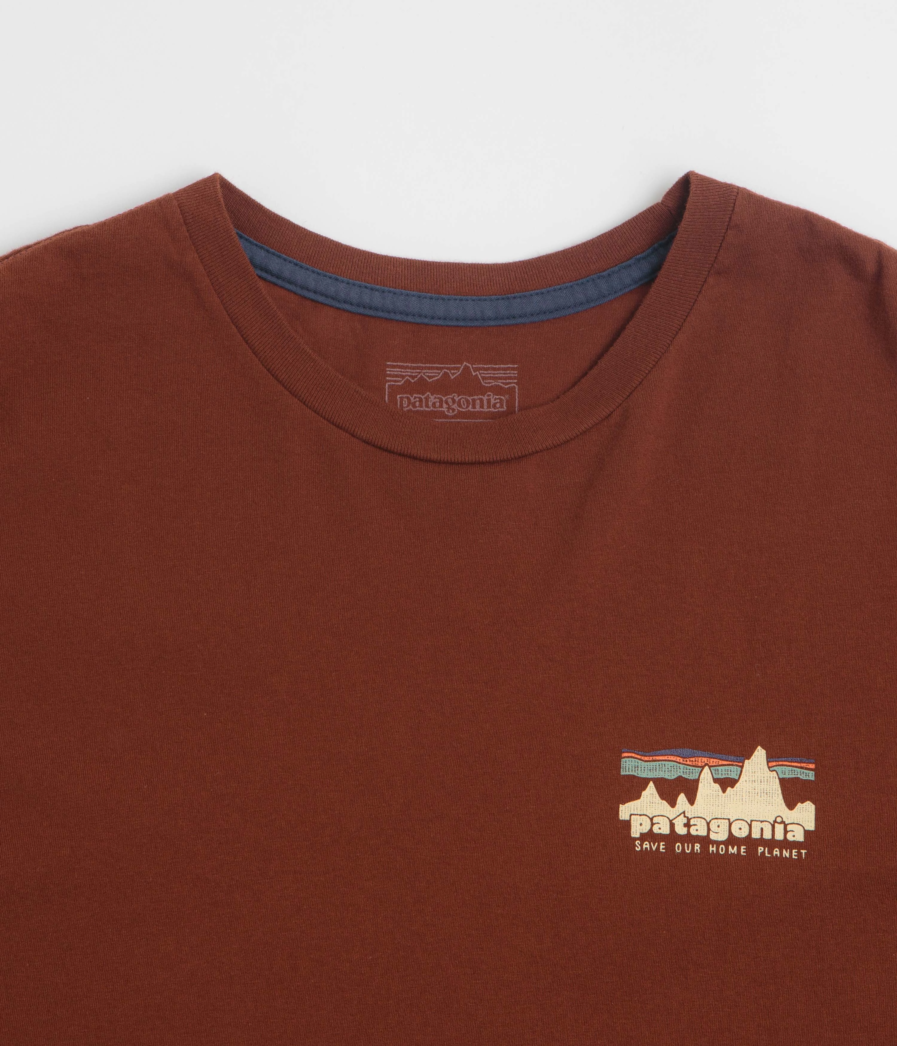 Patagonia 73 Skyline Organic T-Shirt - Dried Vanilla Quality Layer OversizedSilhouette