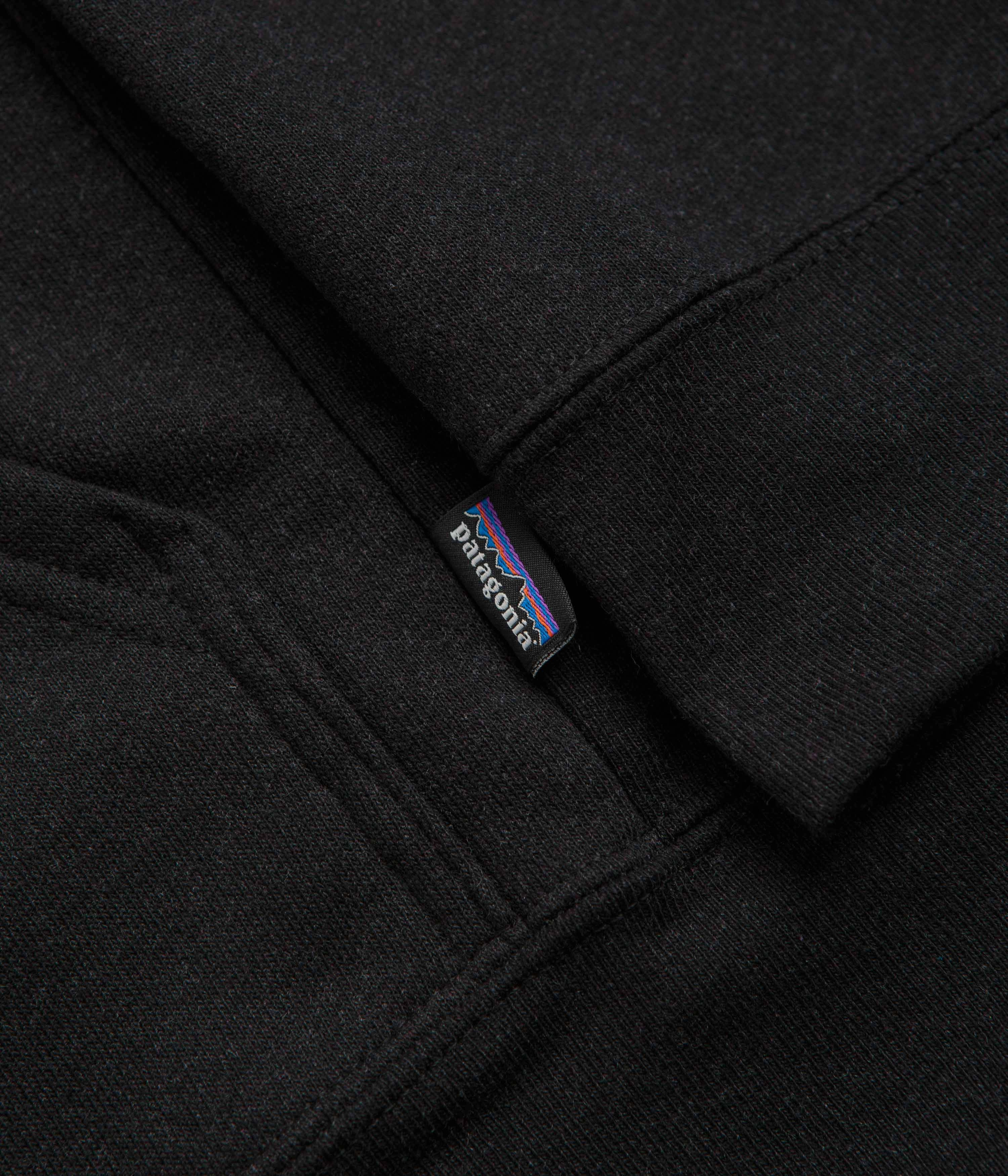 Patagonia 73 Skyline Uprisal Hoodie - Ink Black Bonded seams Functional