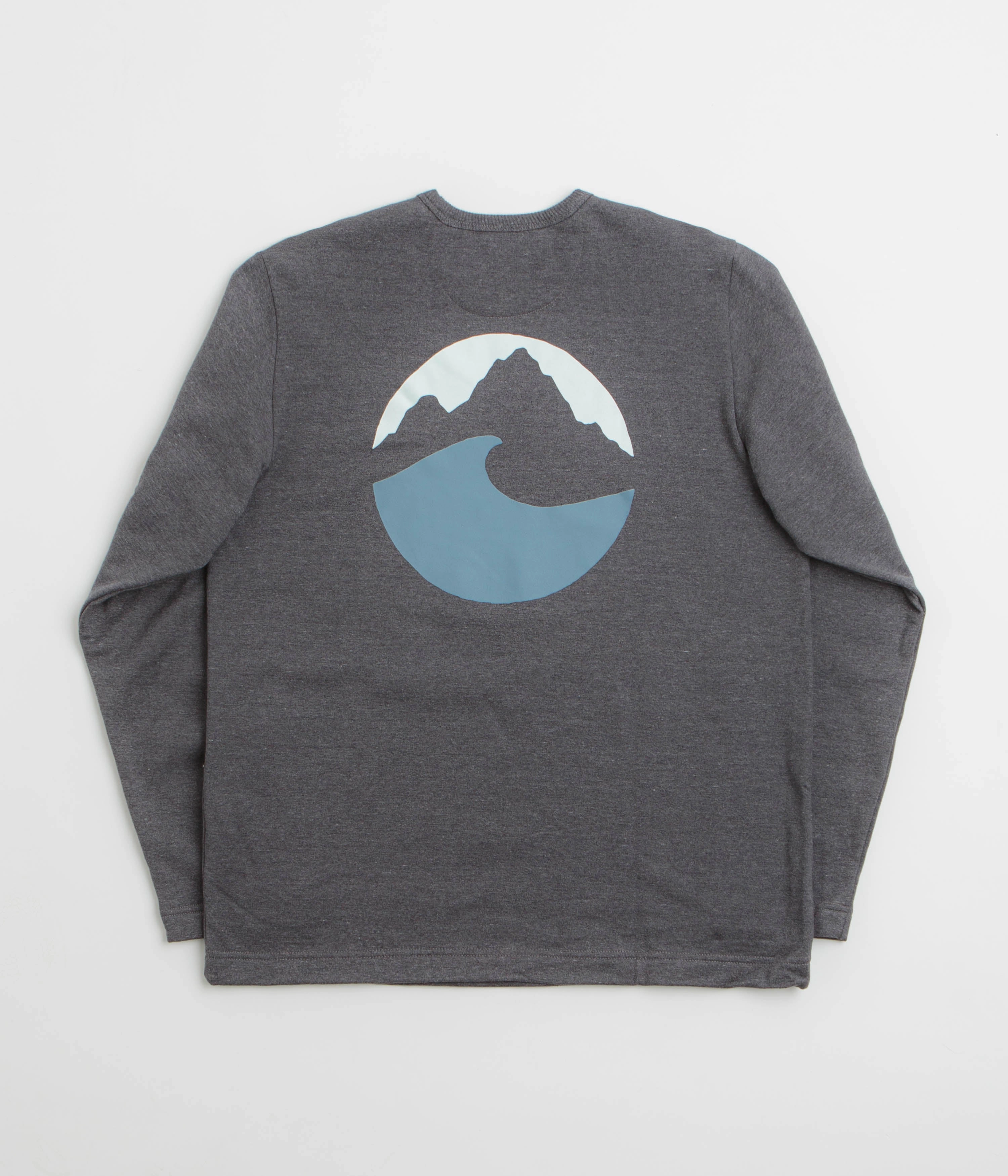 Patagonia Applied Imagination Wildrise Crewneck Sweatshirt - Ink Black Trend Focus Thin