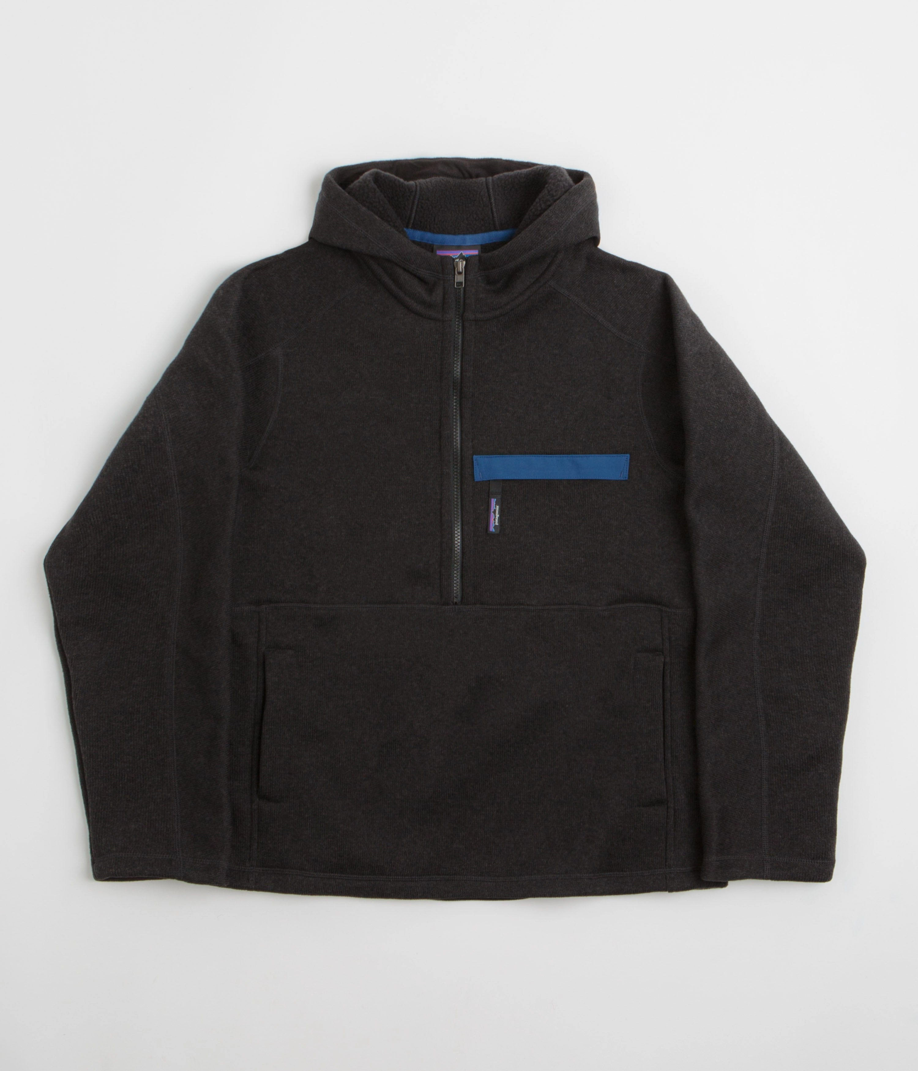 Patagonia Better Sweater 1/2 Zip Fleece - Black Fashion Style Weather Layer