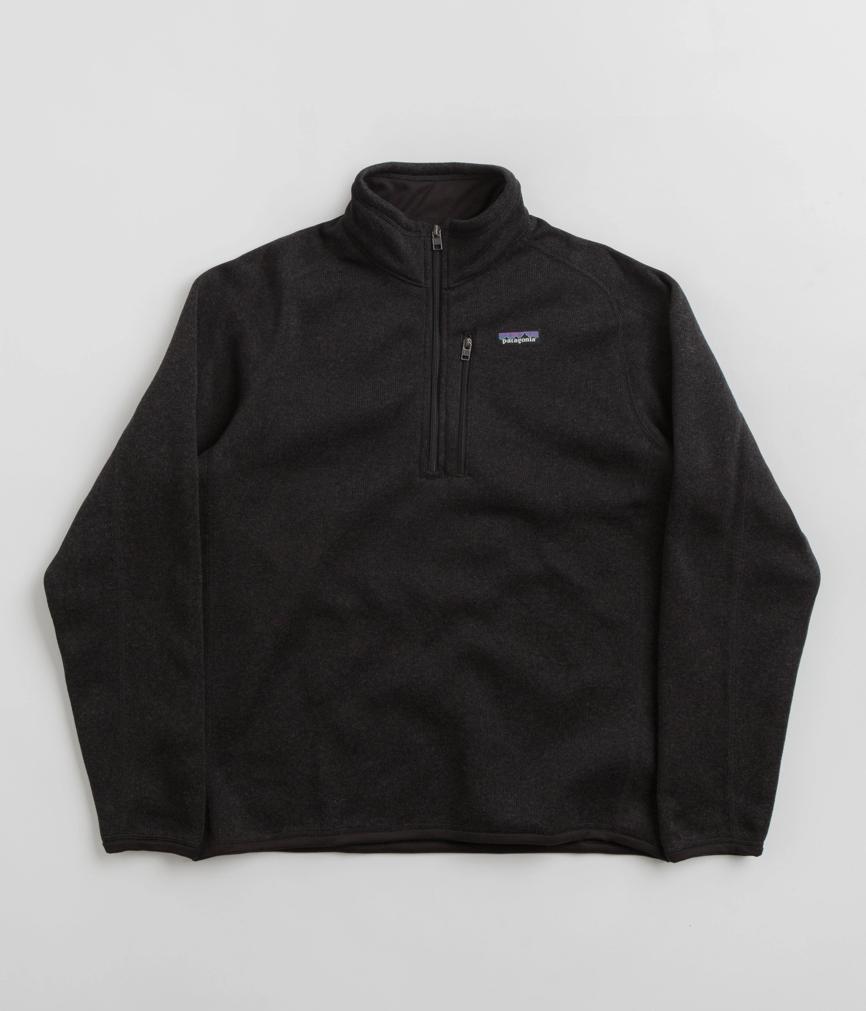 Style Boost Performance Layer Patagonia Better Sweater 1/4 Zip Sweatshirt - Black