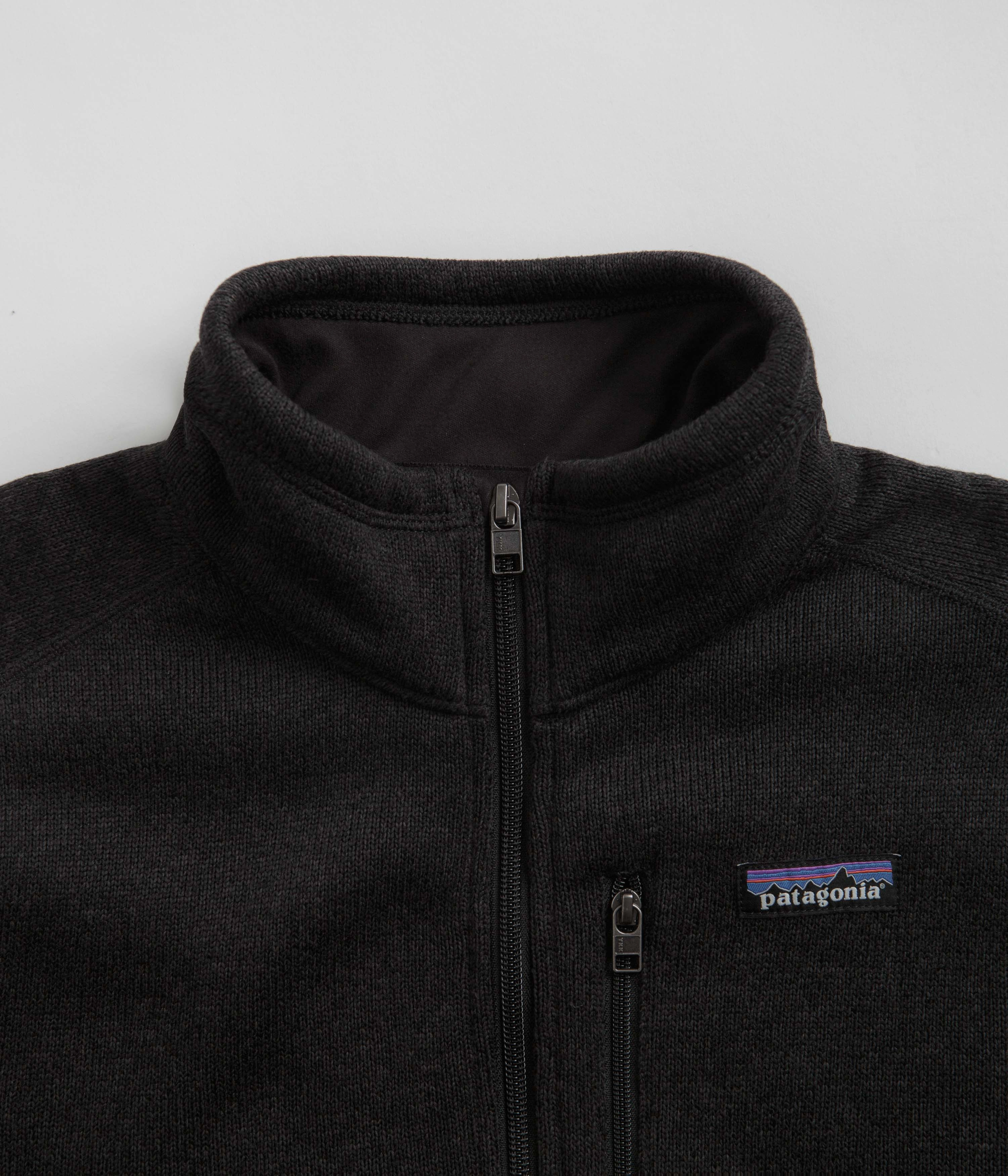 Patagonia Better Sweater 1/4 Zip Sweatshirt - Black Late Autumn