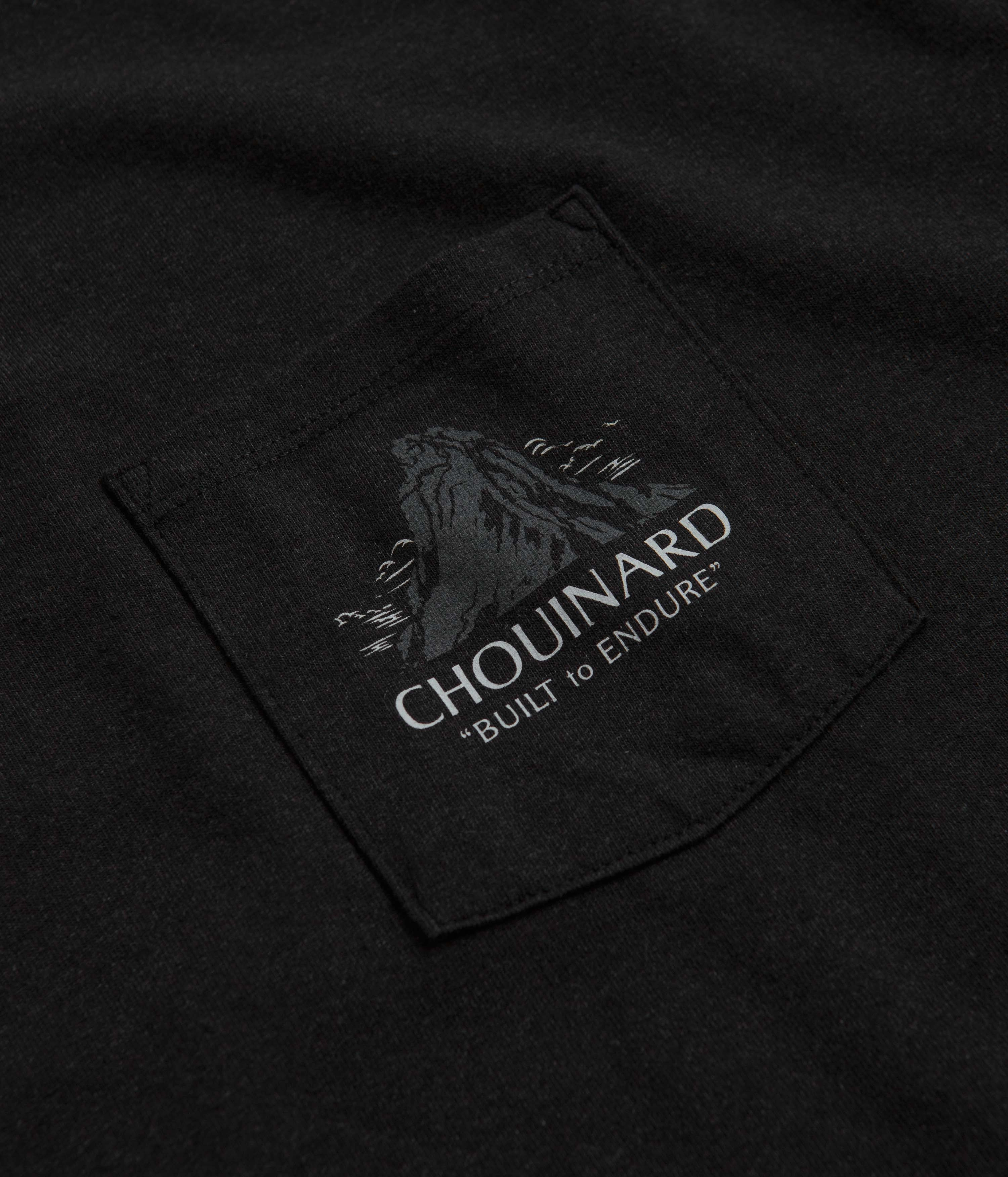Fun and Relaxed Patagonia Chouinard Crest Pocket Responsibili-Tee T-Shirt - Ink Black
