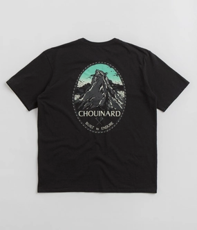 Patagonia Chouinard Crest Pocket Responsibili-Tee T-Shirt - Ink Black Biodegradable Textile