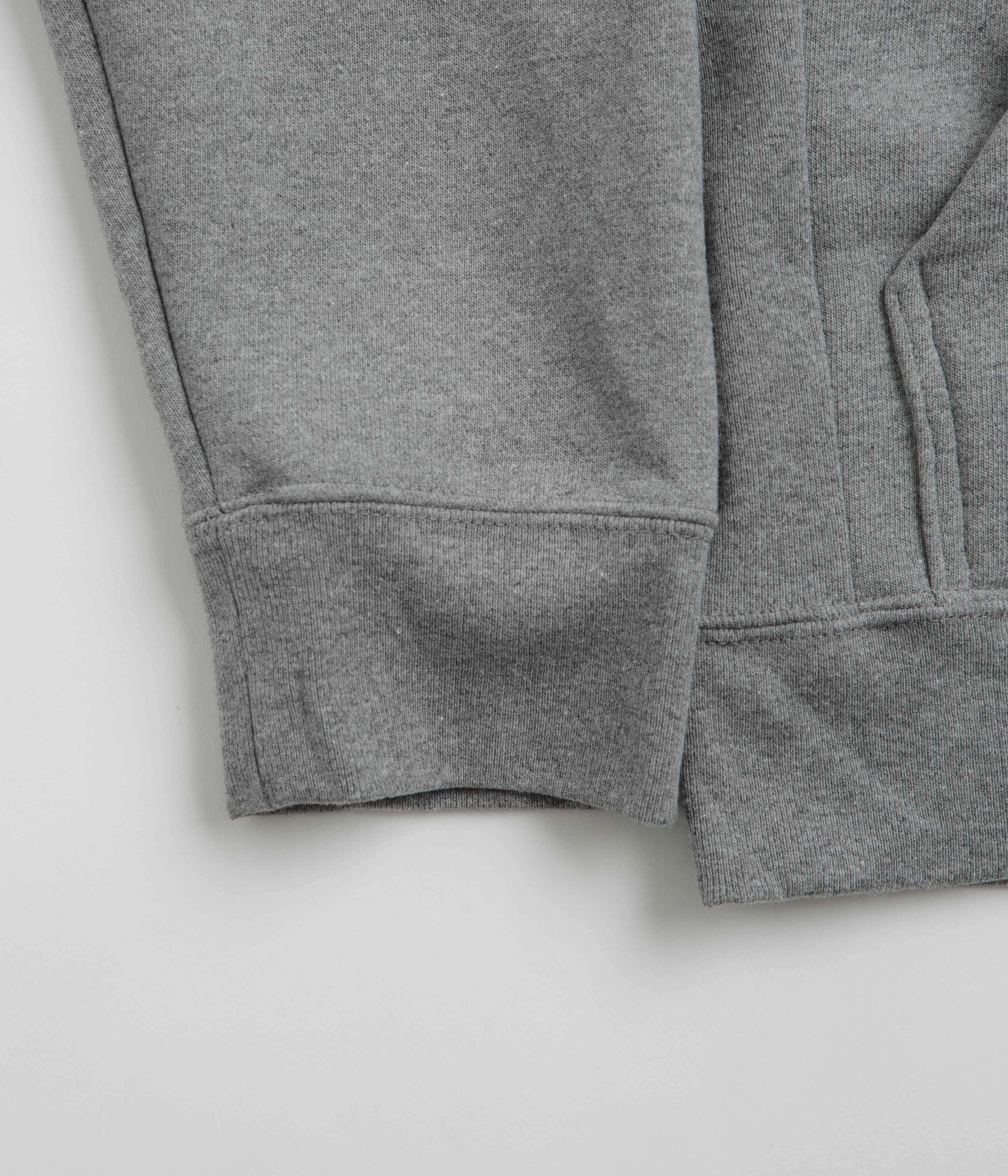 Patagonia Chouinard Crest Uprisal Hoodie - Gravel Heather Leather Accents Non Fade Technology