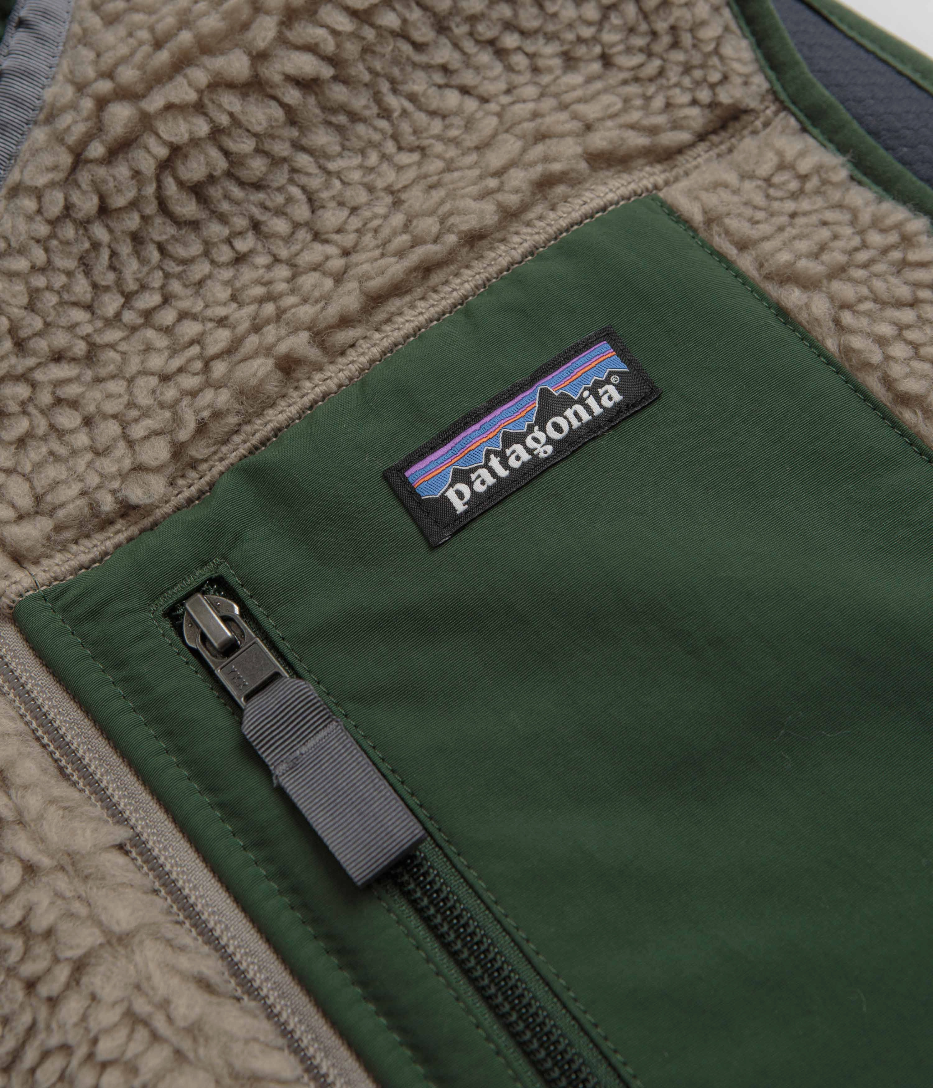 Warm Interior Under Layer Patagonia Classic Retro-X Vest - Seabird Grey