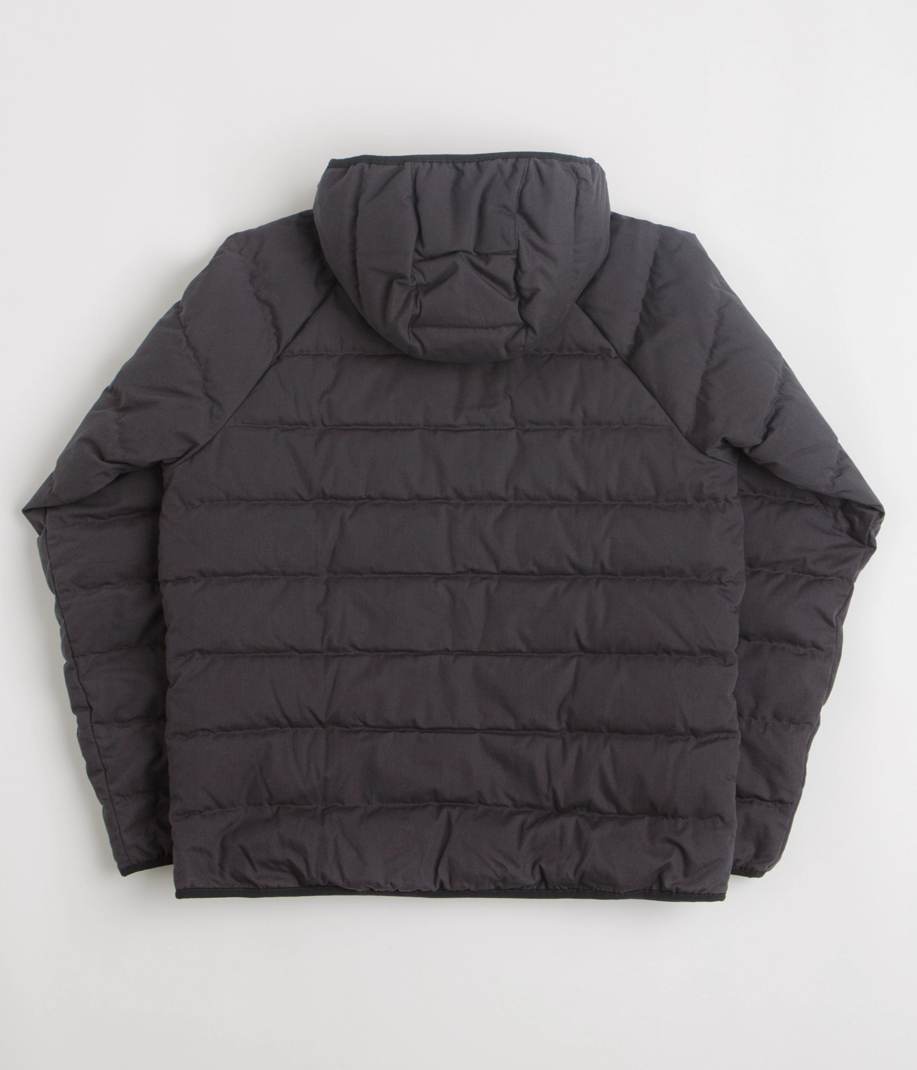 Anti Snag Zipper Pulls State Patagonia Cotton Down Jacket - Black