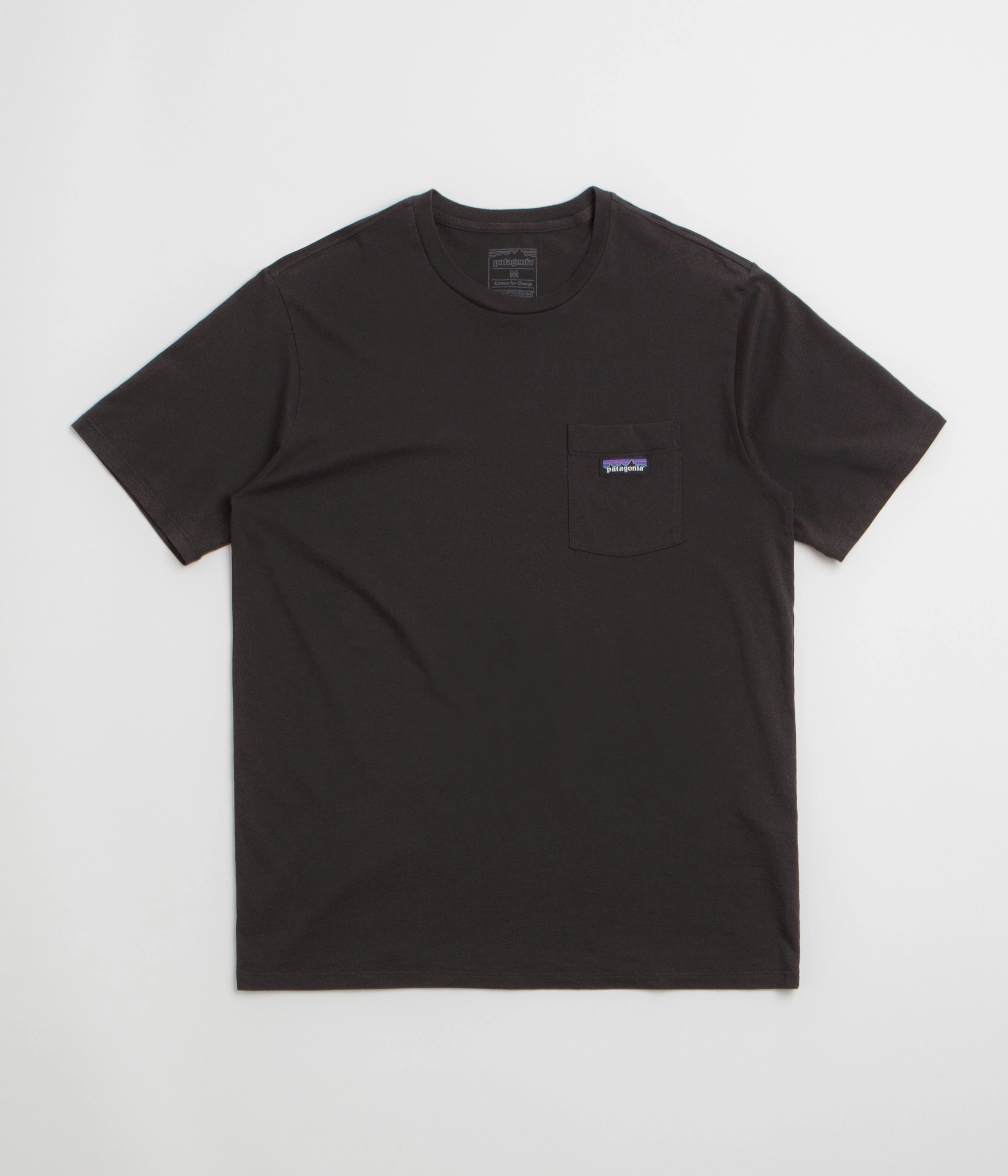 Patagonia Daily Pocket T-Shirt - Black / Black Sporty Style