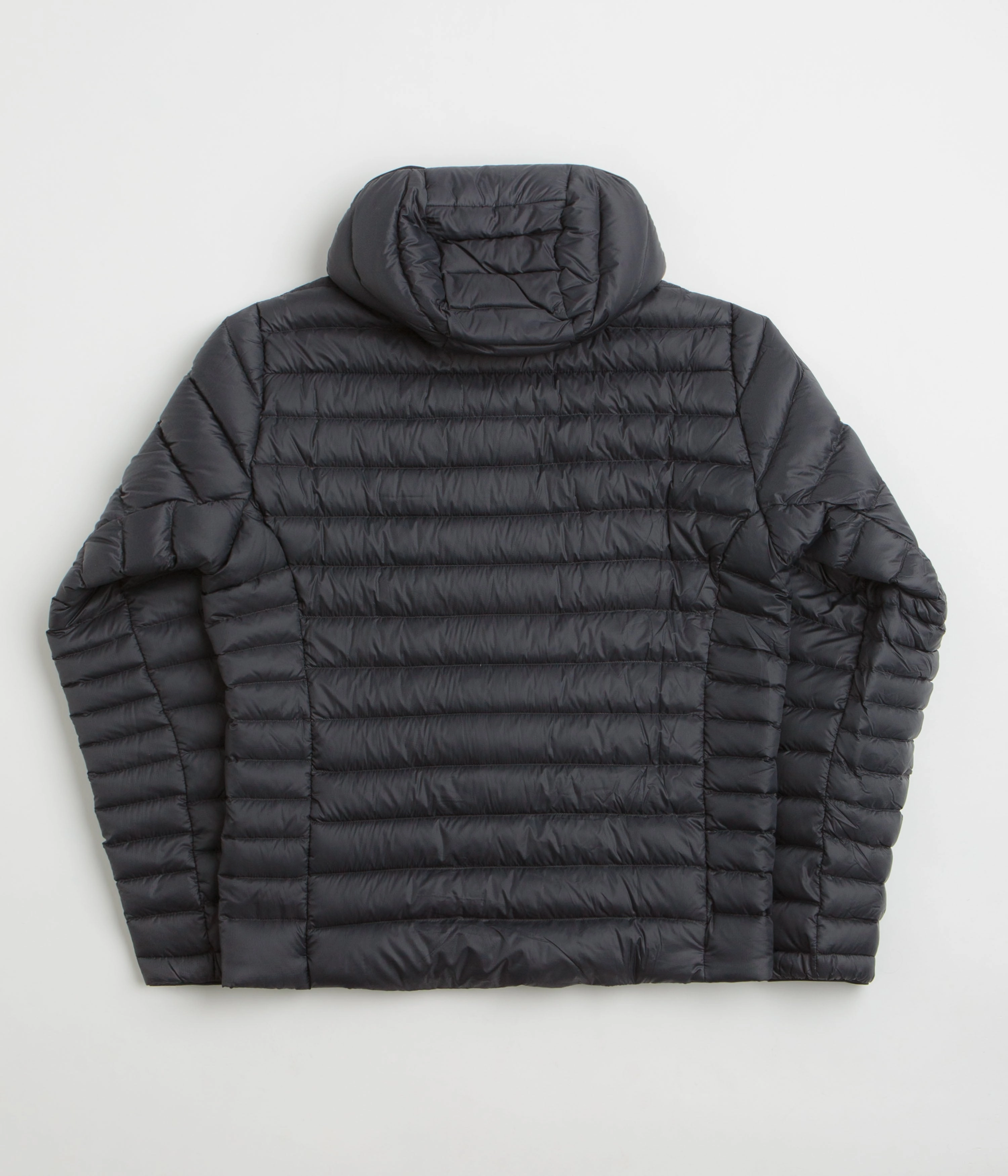 Patagonia Down Sweater Hooded Jacket (NetPlus?) - Black Convertible Collar Style