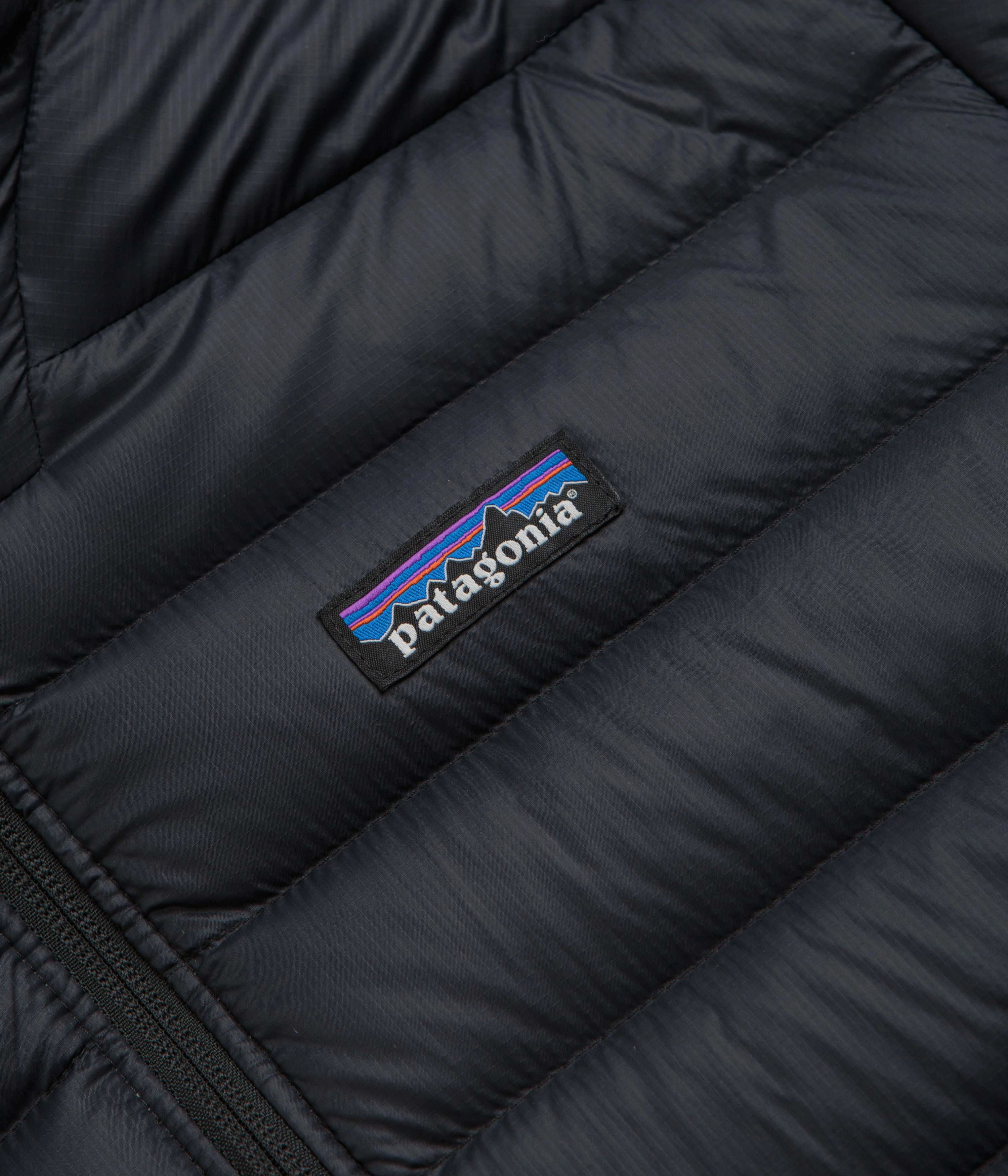 Patagonia Down Sweater Hooded Jacket (NetPlus?) - Black AntiPilling Surface Finish