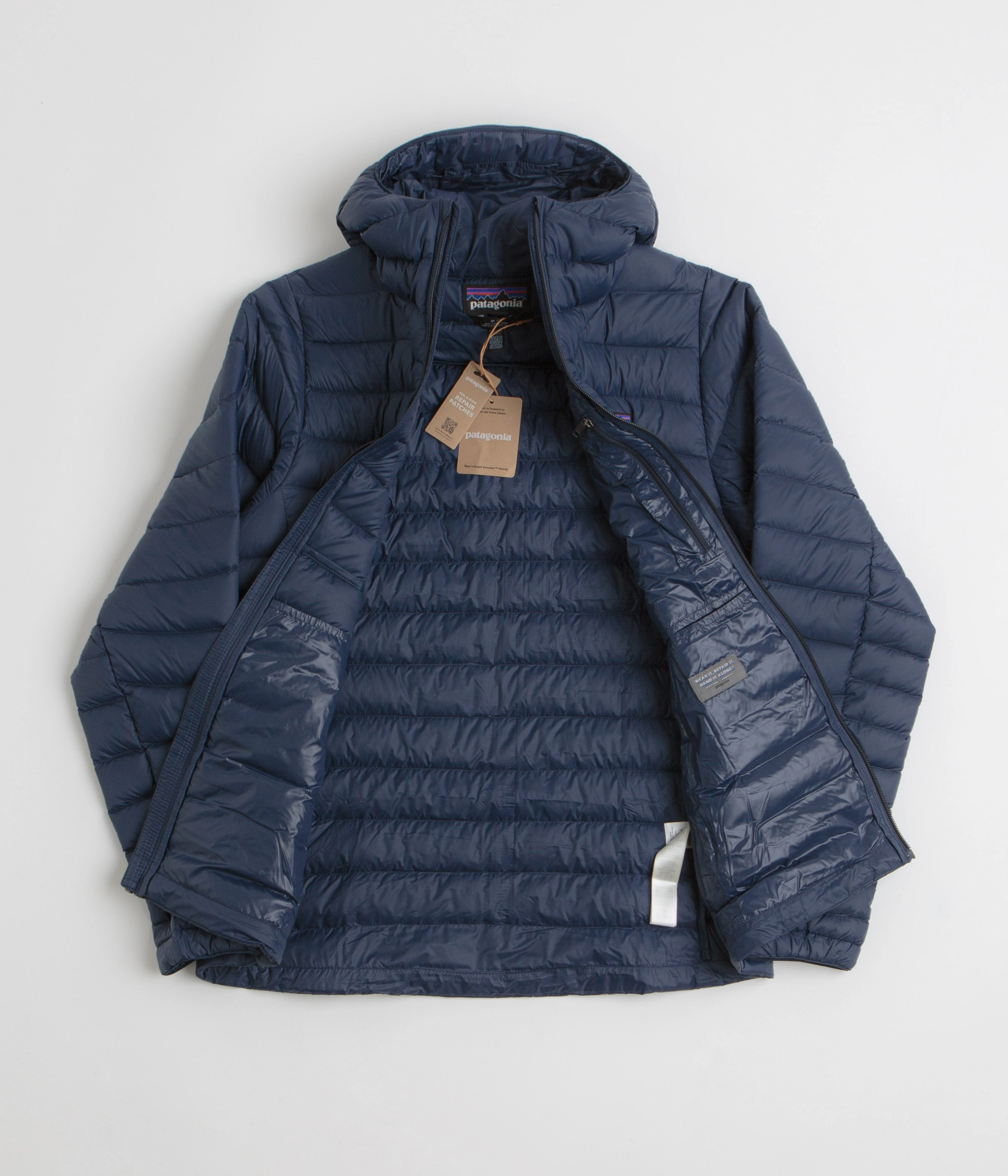 Chemistry Patagonia Down Sweater Hoodie Jacket - New Navy