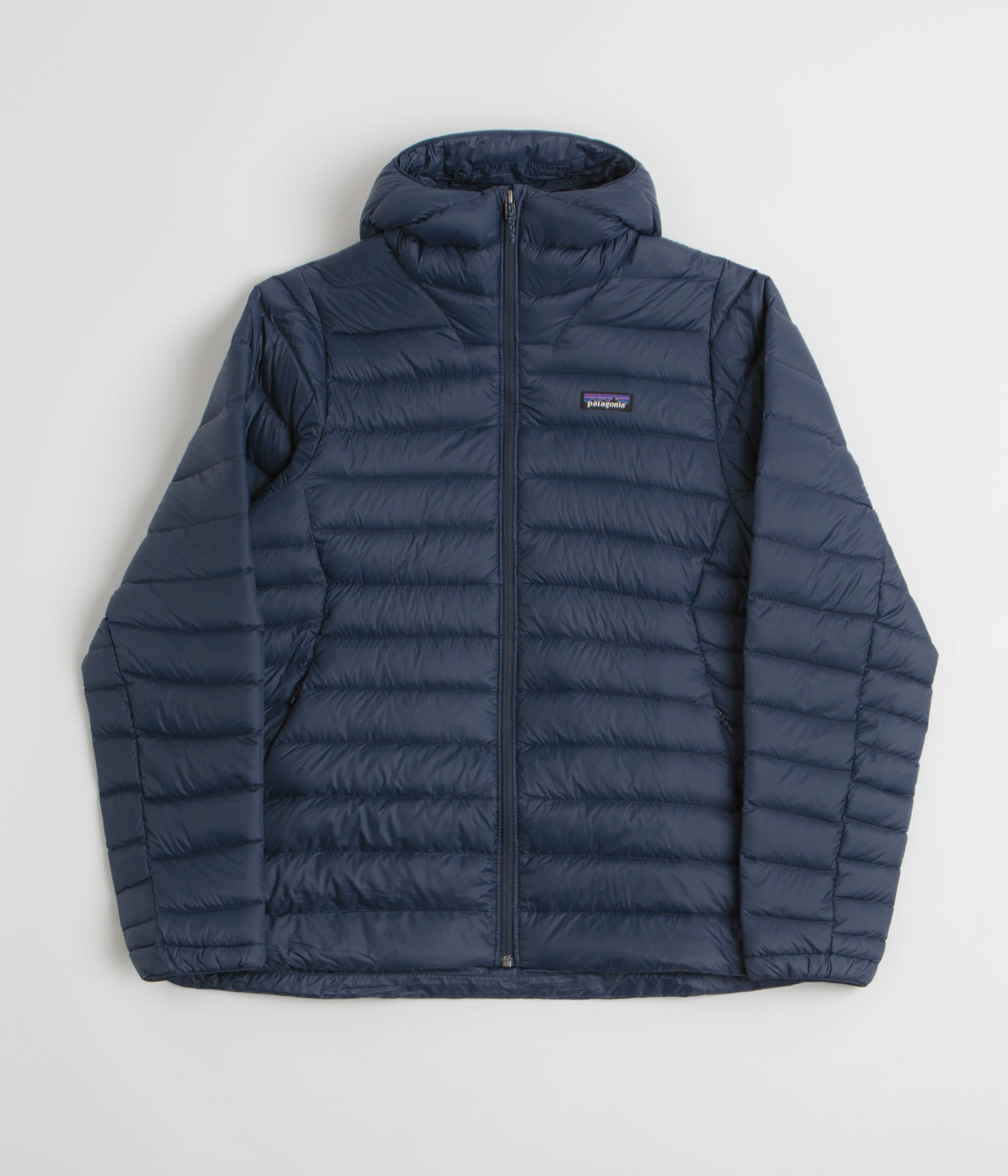 Flexible Shell Patagonia Down Sweater Hoodie Jacket - New Navy