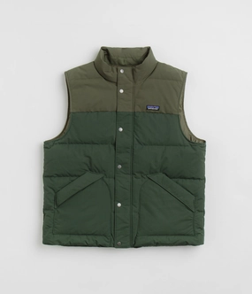 Bonded Zippers Patagonia Downdrift Vest - Torrey Pine Green