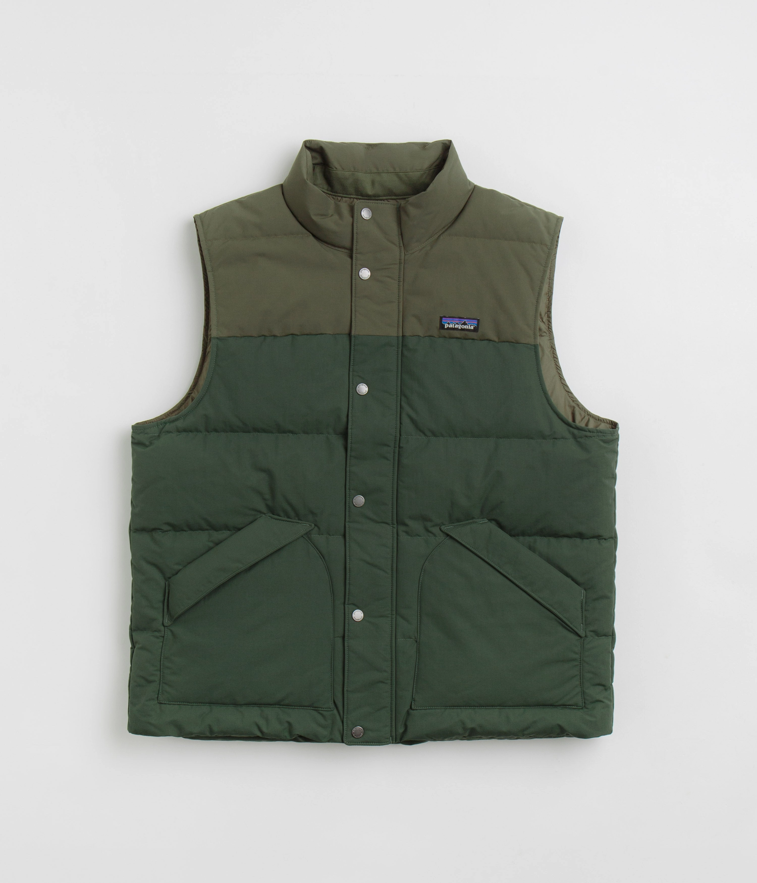 Bonded Zippers Patagonia Downdrift Vest - Torrey Pine Green