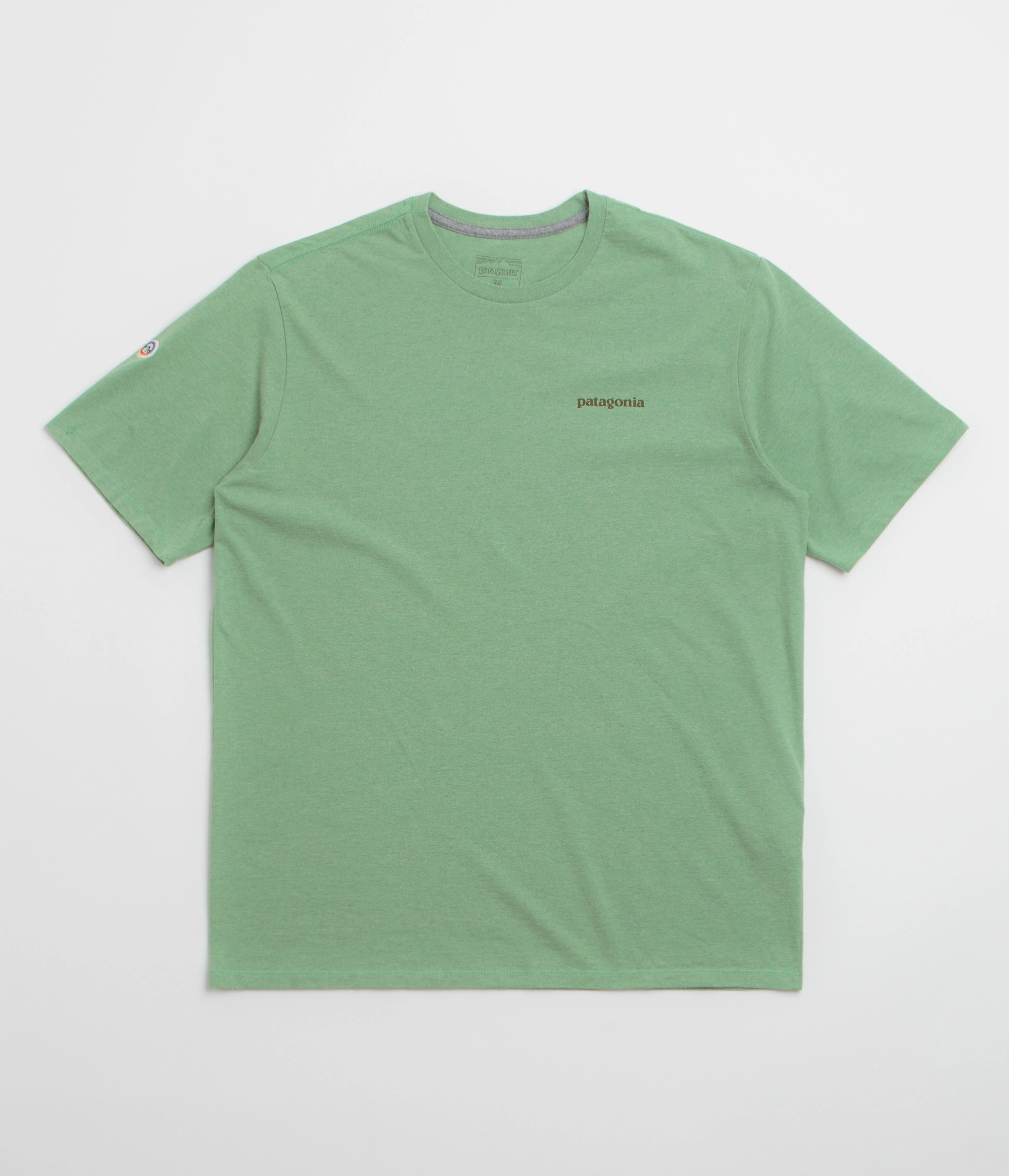Microfiber Blend Patagonia Fitz Roy Icon Responsibili-Tee T-Shirt - Ellwood Green