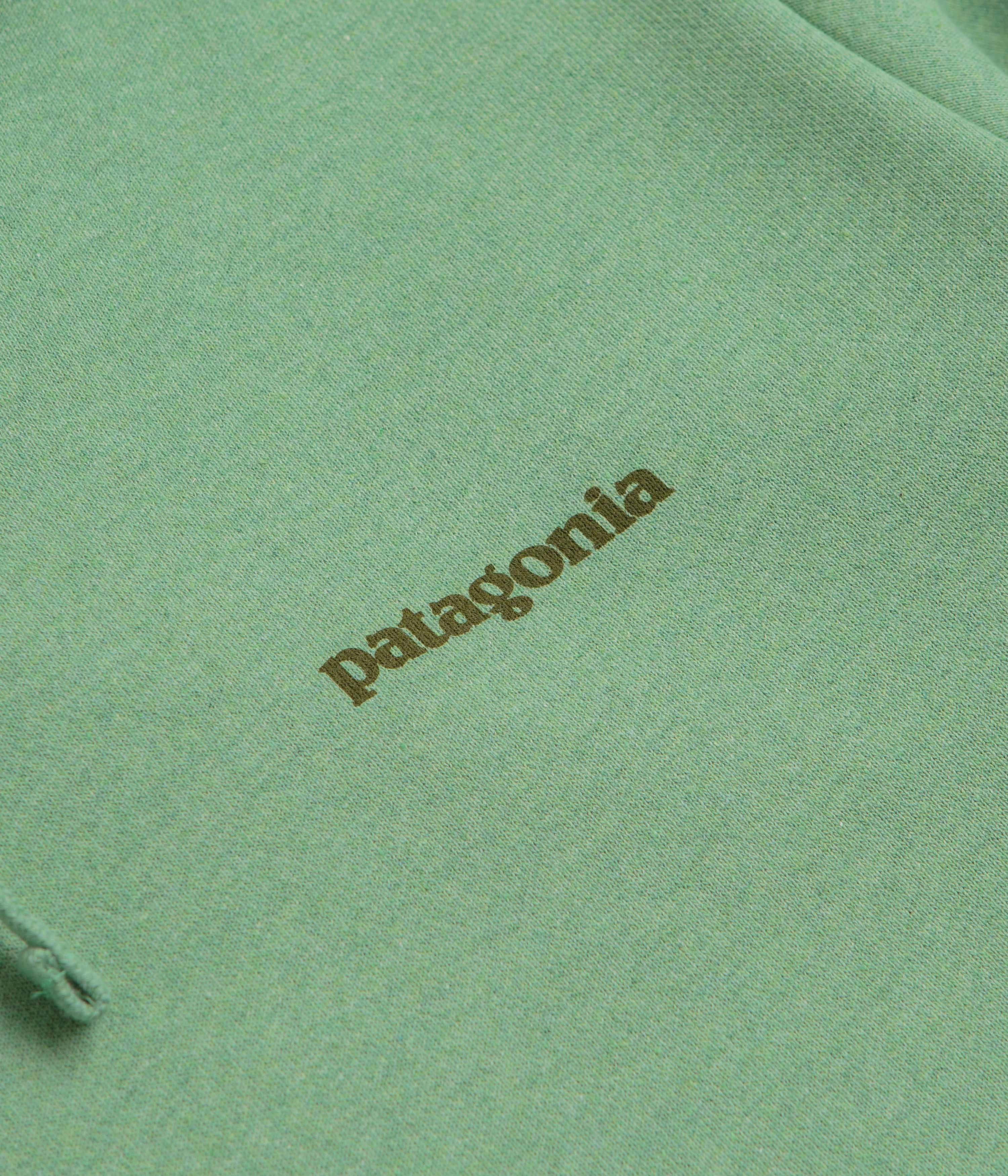 Flexible Waistband Rugged Build Patagonia Fitz Roy Icon Uprisal Hoodie - Ellwood Green