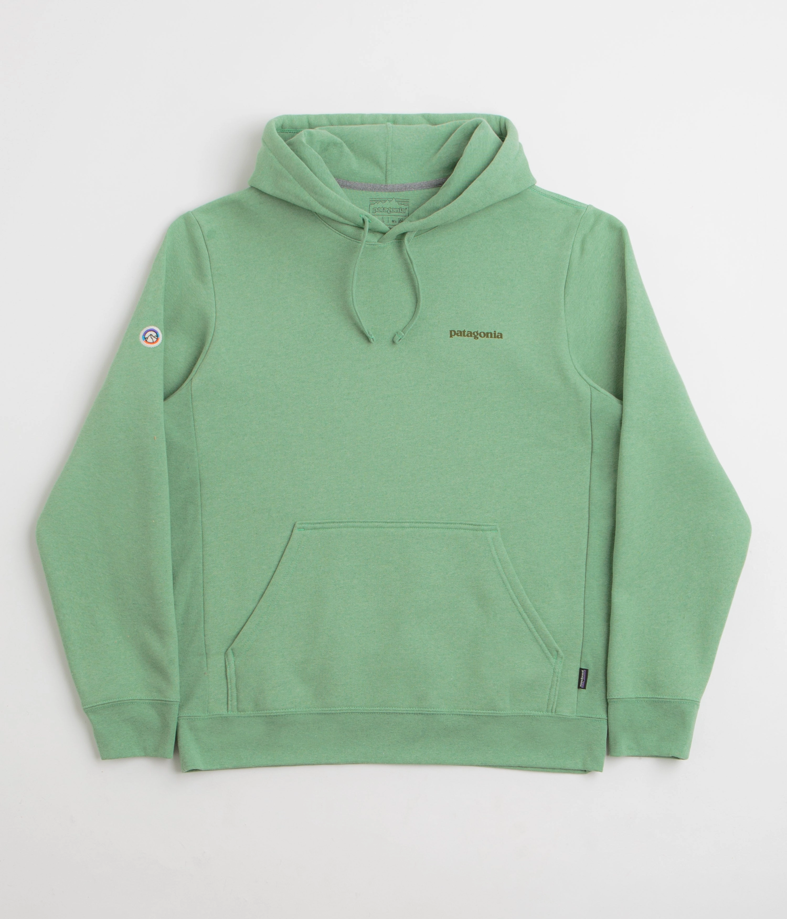 Patagonia Fitz Roy Icon Uprisal Hoodie - Ellwood Green Urban Spirit Garment Dyed Finish