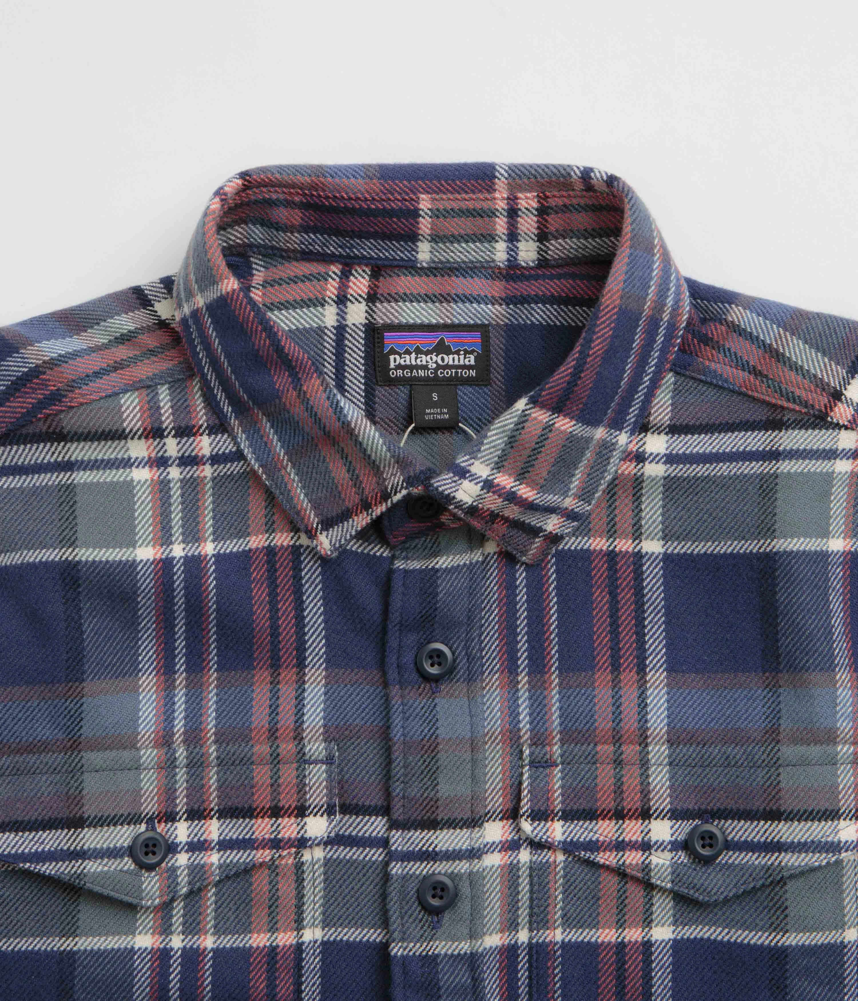 Sophisticated Look Patagonia Fjord Flannel Shirt - Adventurer: New Navy