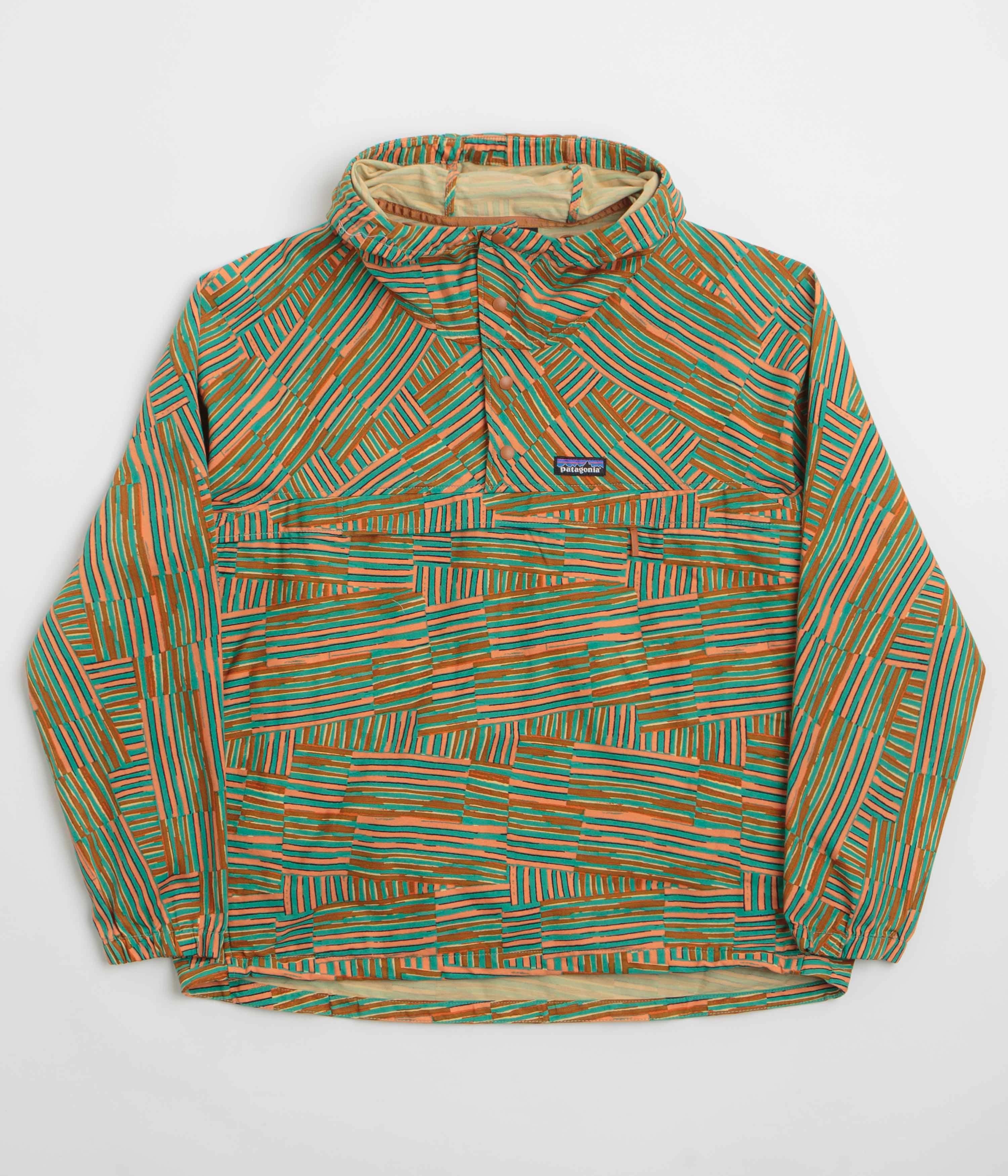 Patagonia Funhoggers Anorak - Quilty Fitz: Heartleaf Green Fast Layering