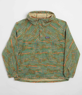 Patagonia Funhoggers Anorak - Quilty Fitz: Heartleaf Green Fast Layering