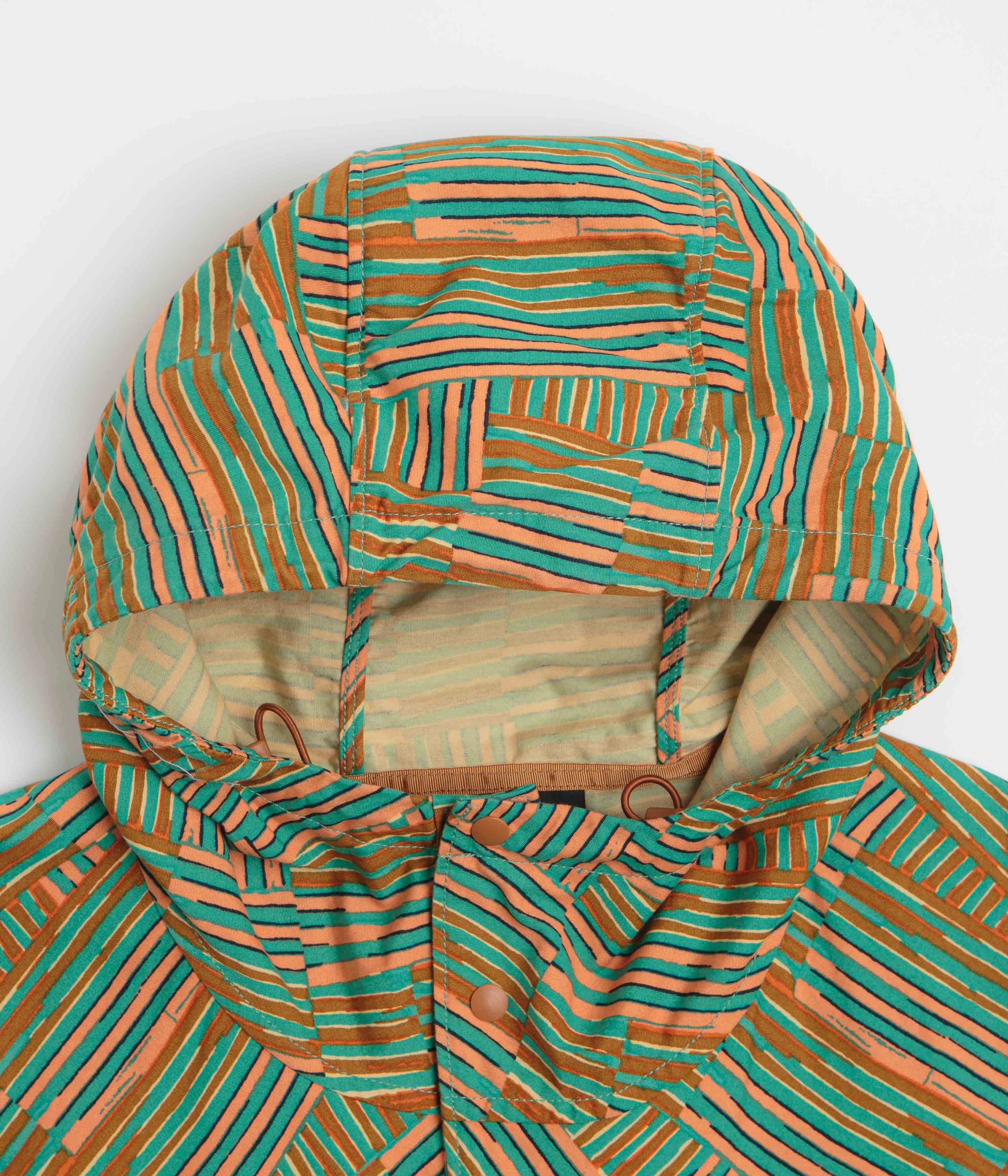 Simple Fit Patagonia Funhoggers Anorak - Quilty Fitz: Heartleaf Green