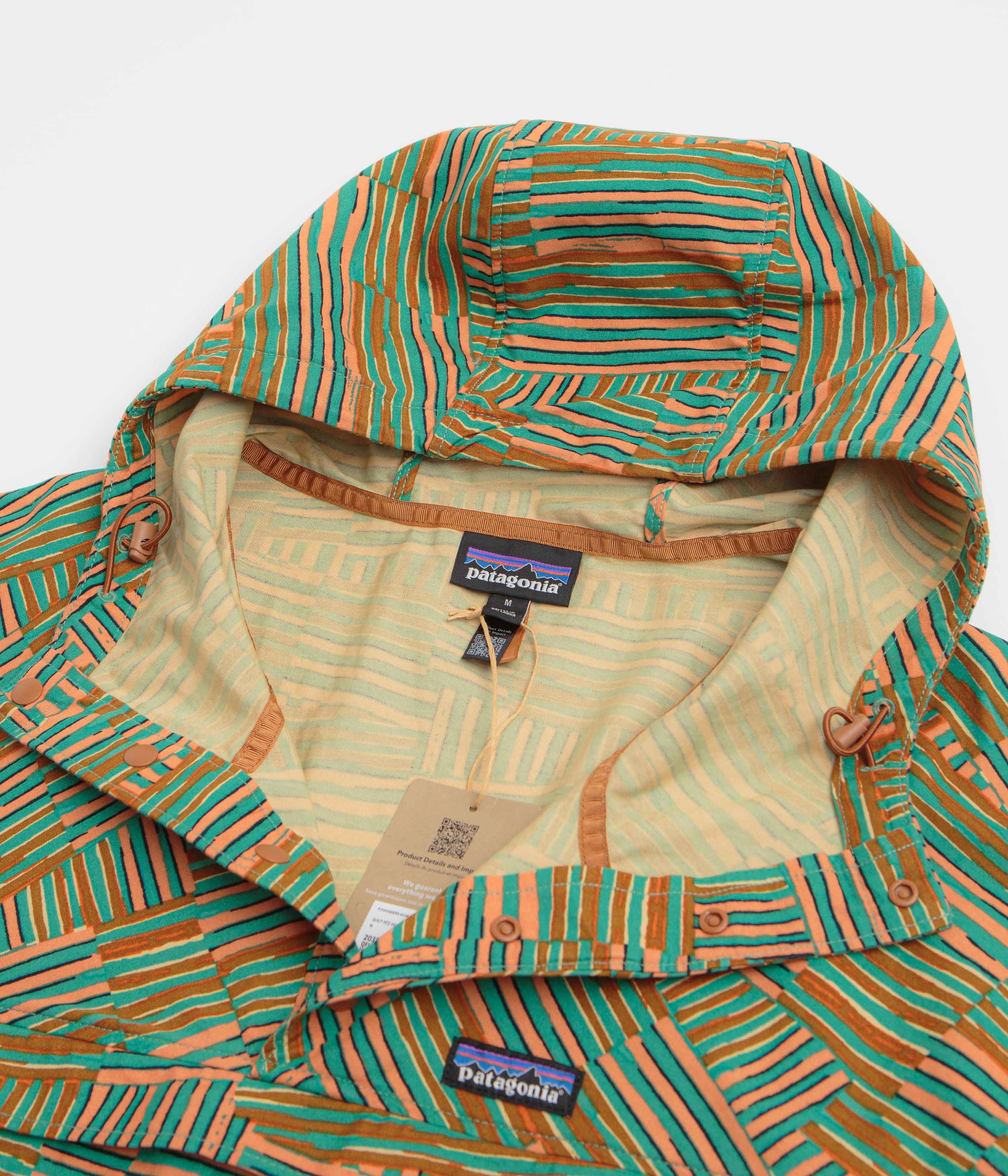 Martial-arts Patagonia Funhoggers Anorak - Quilty Fitz: Heartleaf Green