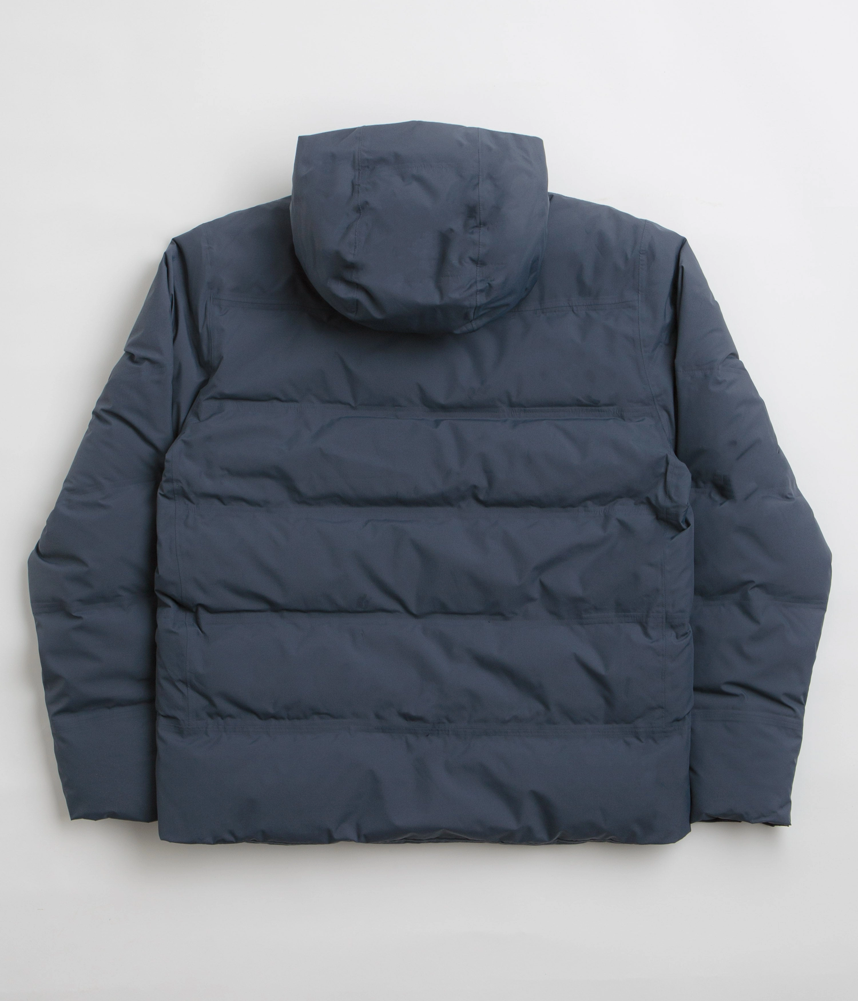 High Collar Fit Patagonia Jackson Glacier Down Jacket - Smolder Blue