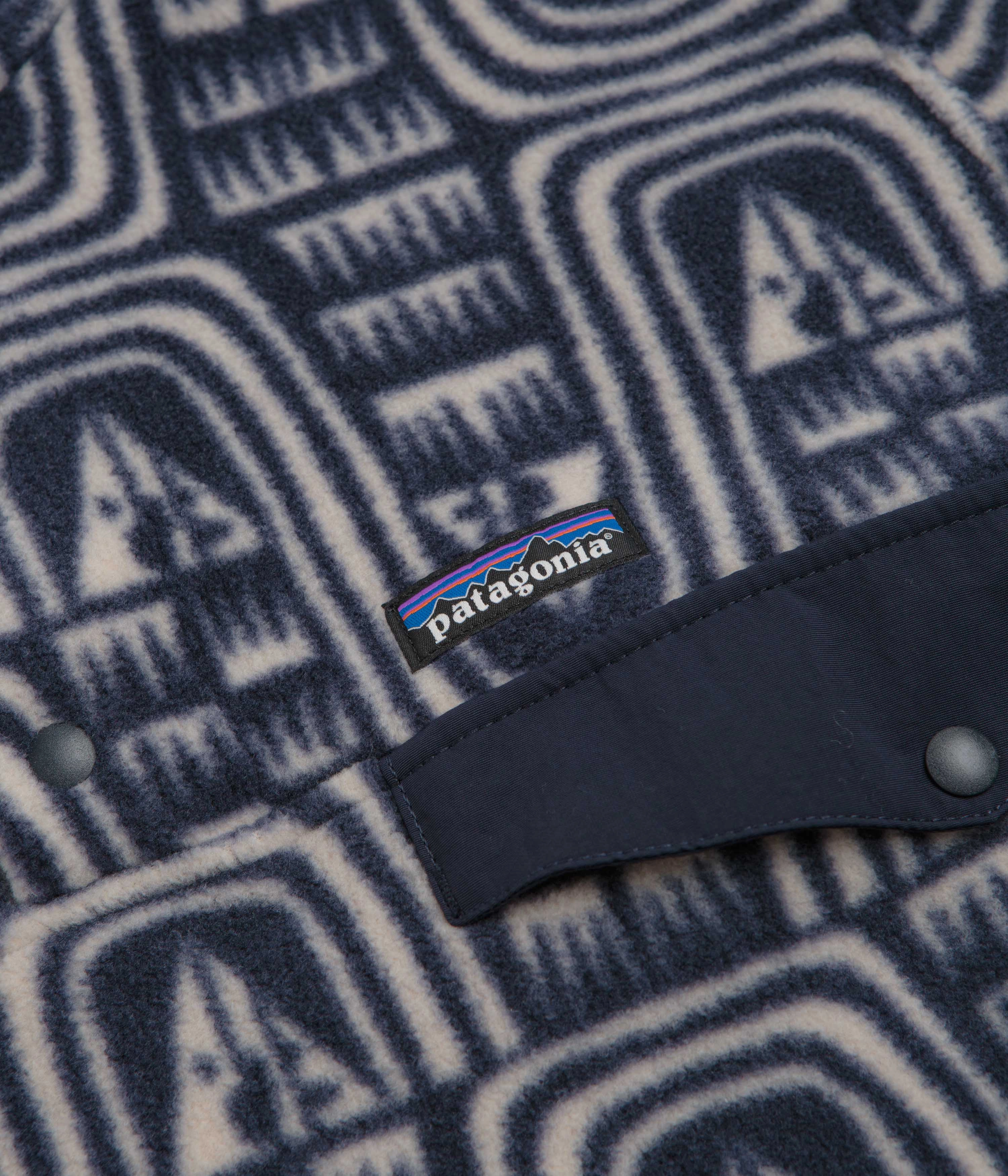 Cool Climate Patagonia Lightweight Synchilla Snap-T Fleece - Flow: Sunken Blue