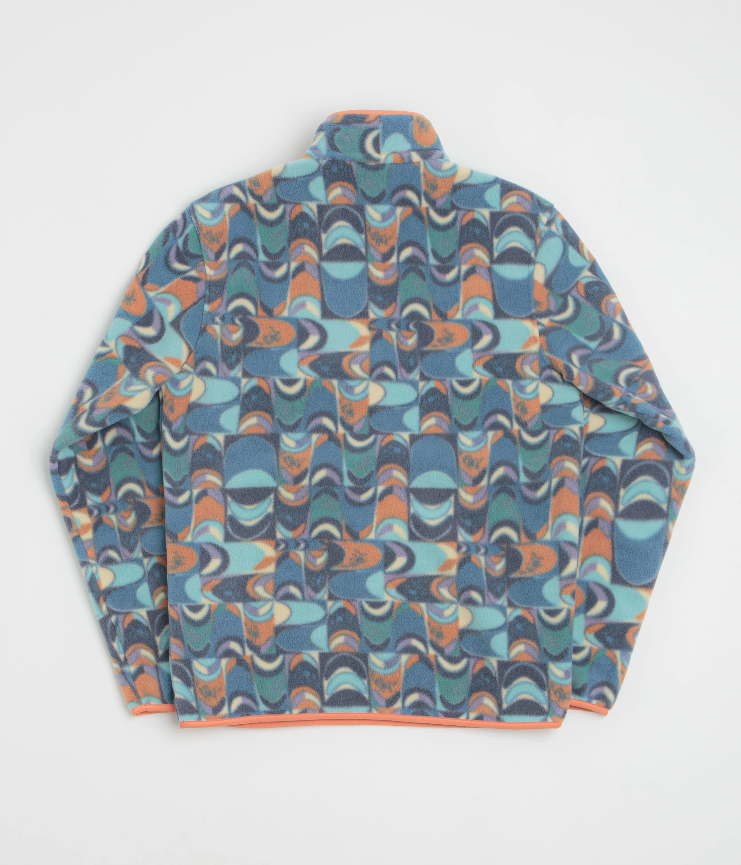 Patagonia Lightweight Synchilla Snap-T Fleece - Swallowtail Geo: Still Blue Thermal Shield city trip