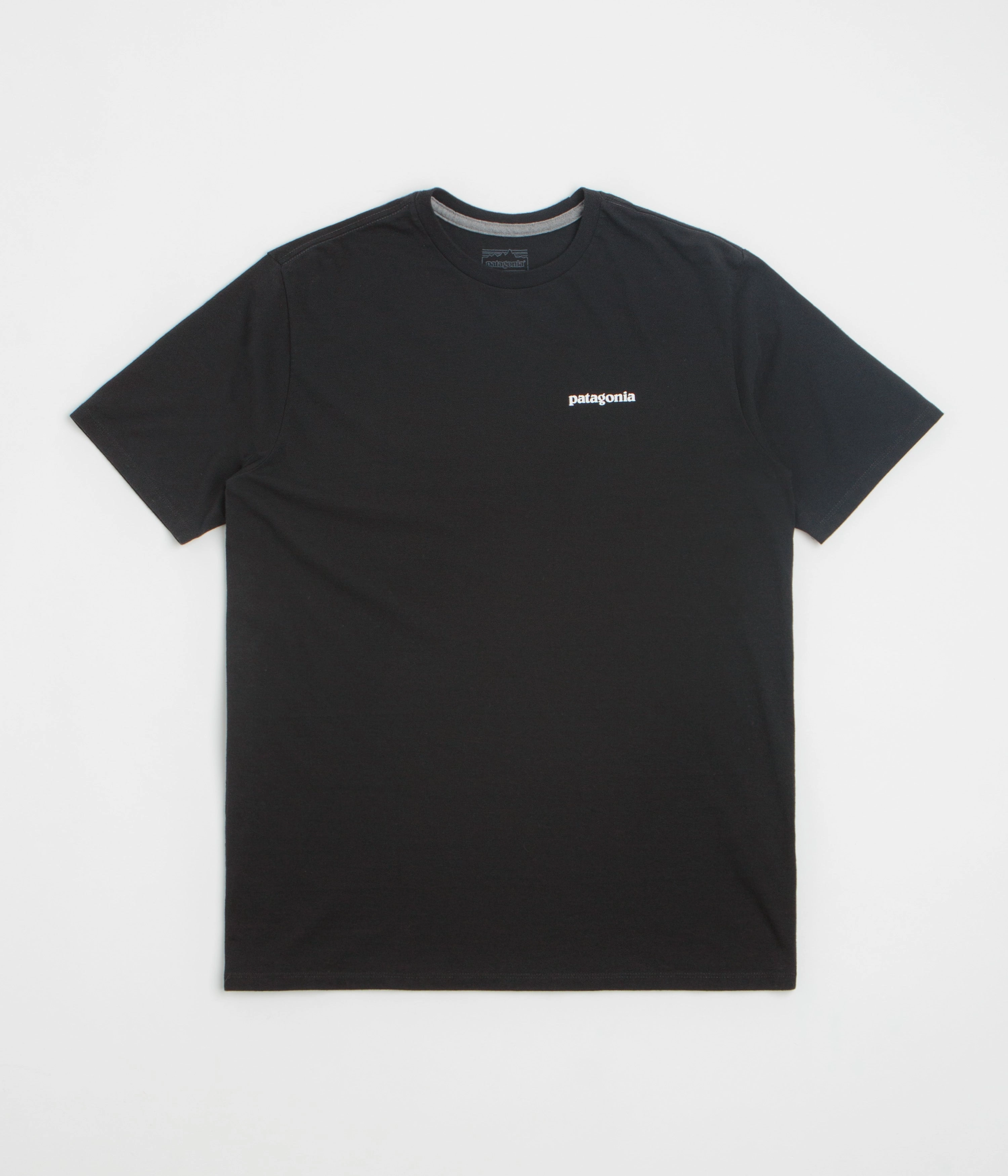 Circular Knit Design Patagonia P-6 Logo Responsibili-Tee T-Shirt - Black