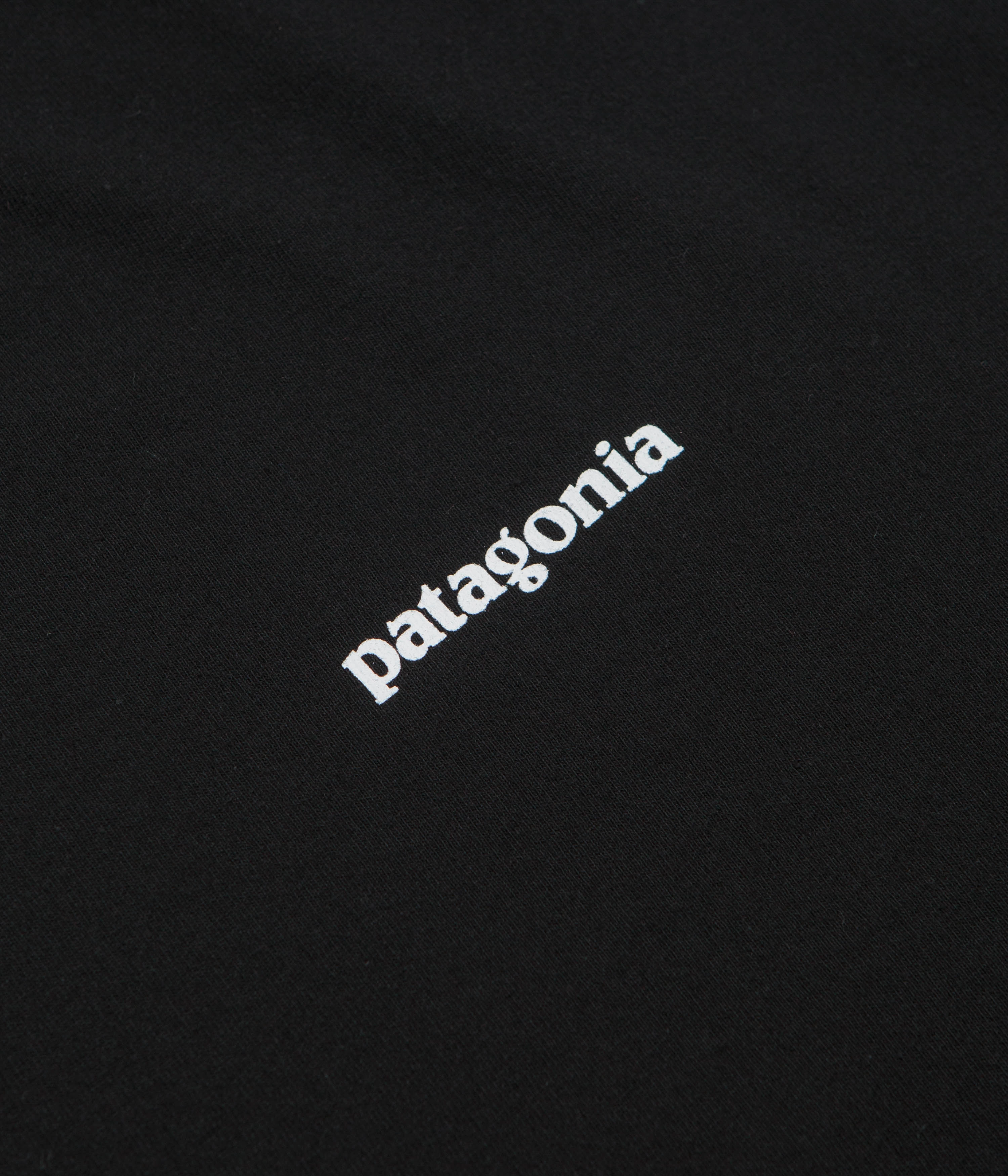 UV Protective Coating Essential Look Patagonia P-6 Logo Responsibili-Tee T-Shirt - Black
