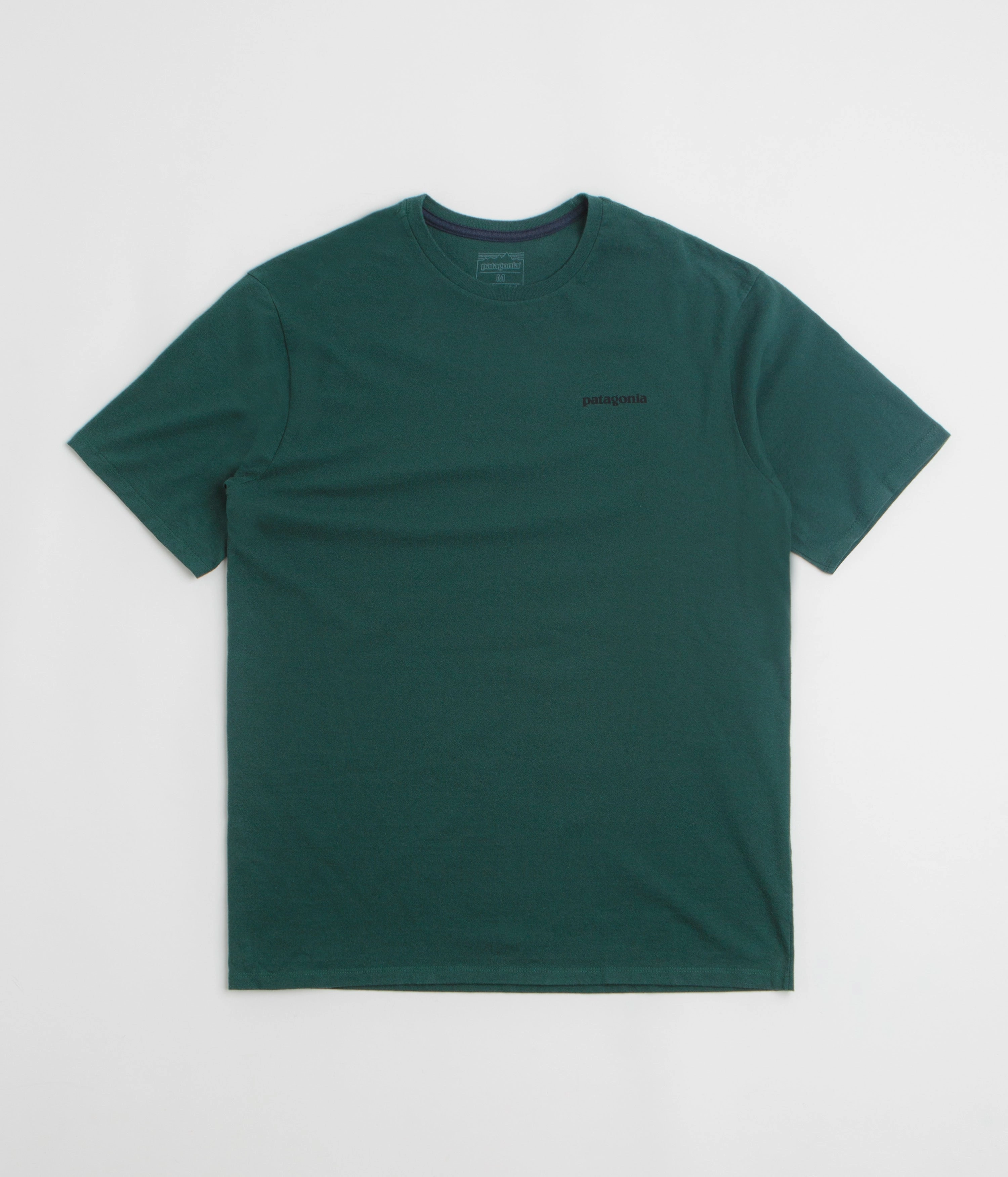 Patagonia P-6 Logo Responsibili-Tee T-Shirt - Cascade Green Non Toxic Printing