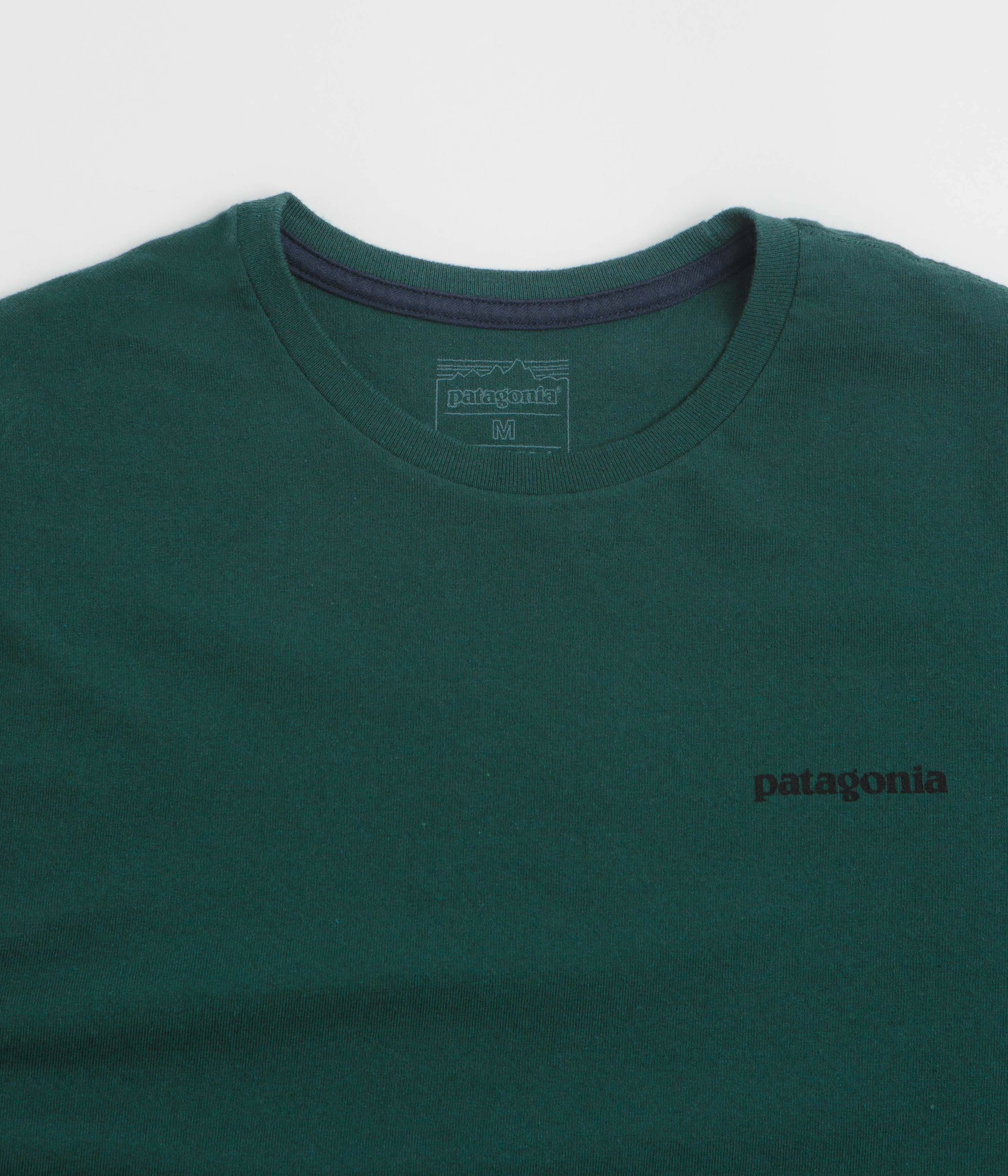 Patagonia P-6 Logo Responsibili-Tee T-Shirt - Cascade Green Stylish Design