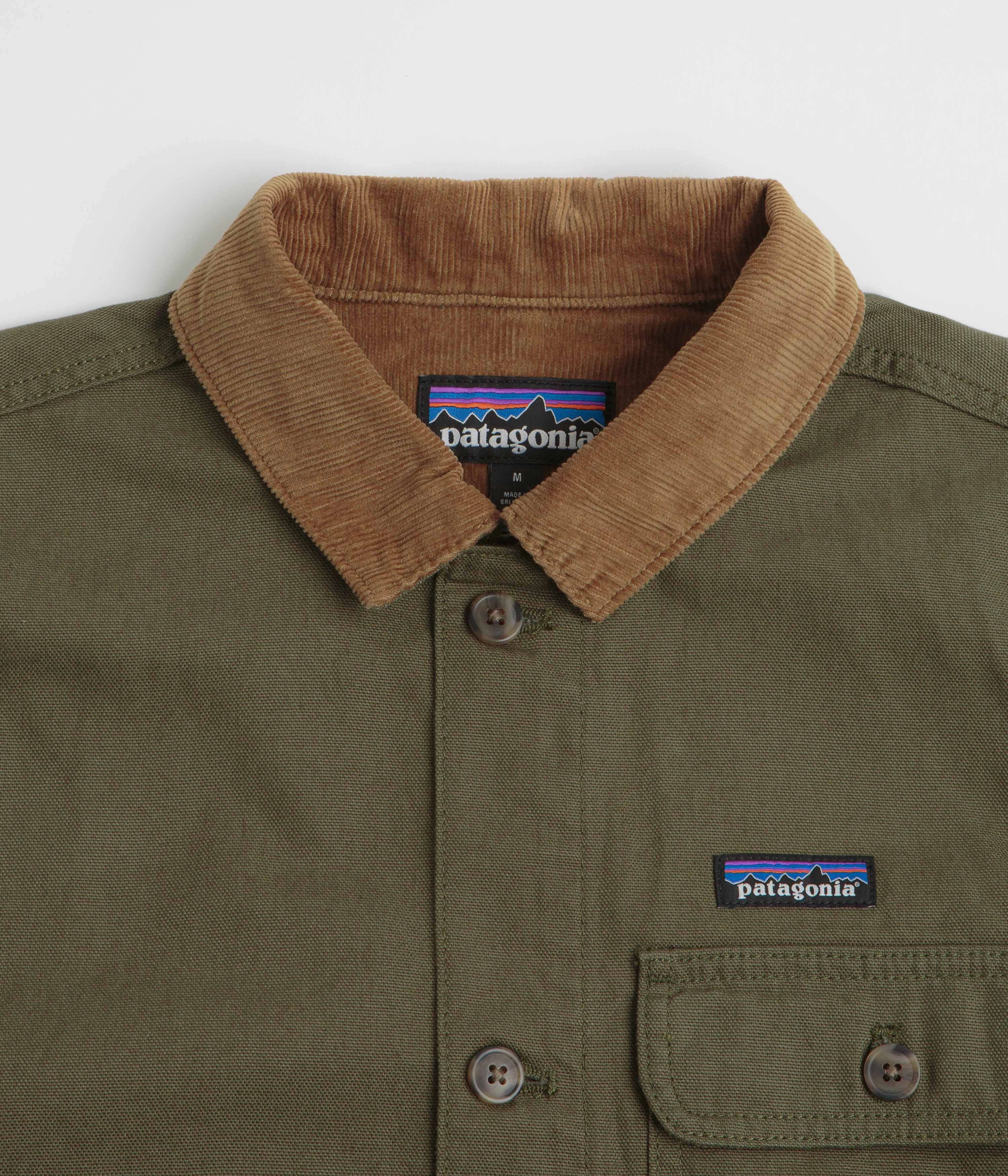 Patagonia Point Reyes Canvas Jacket - Basin Green suitable for business trips