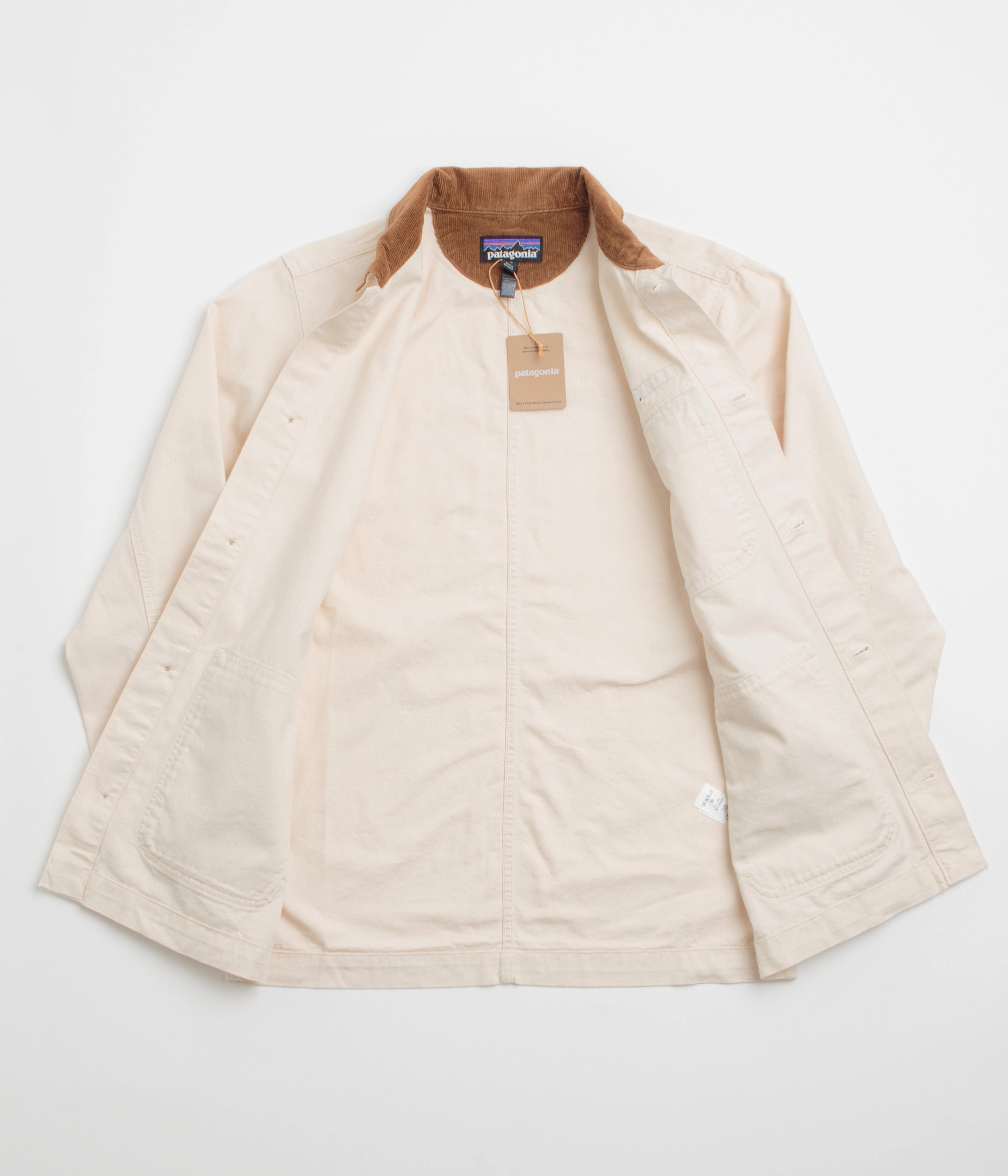 Patagonia Point Reyes Canvas Jacket - Undyed Natural Neutral Layer