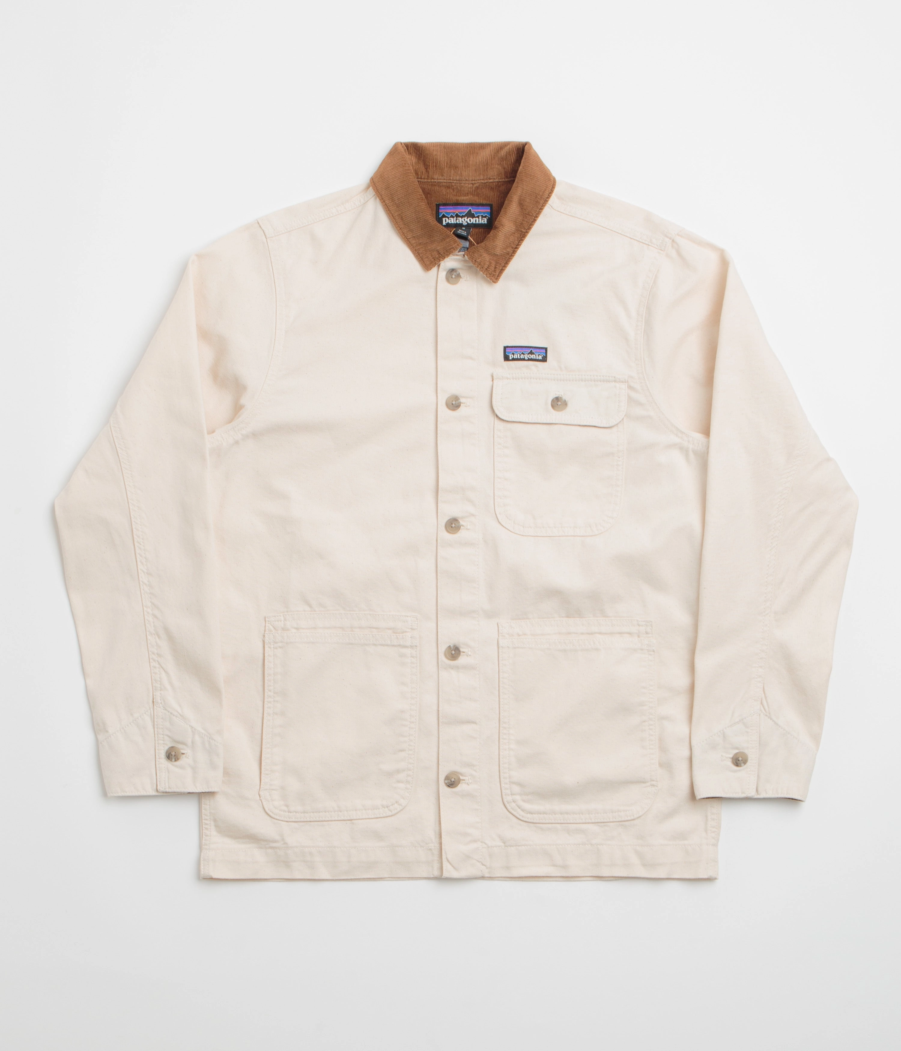Patagonia Point Reyes Canvas Jacket - Undyed Natural Belted performance day