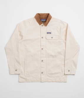 Patagonia Point Reyes Canvas Jacket - Undyed Natural Belted performance day