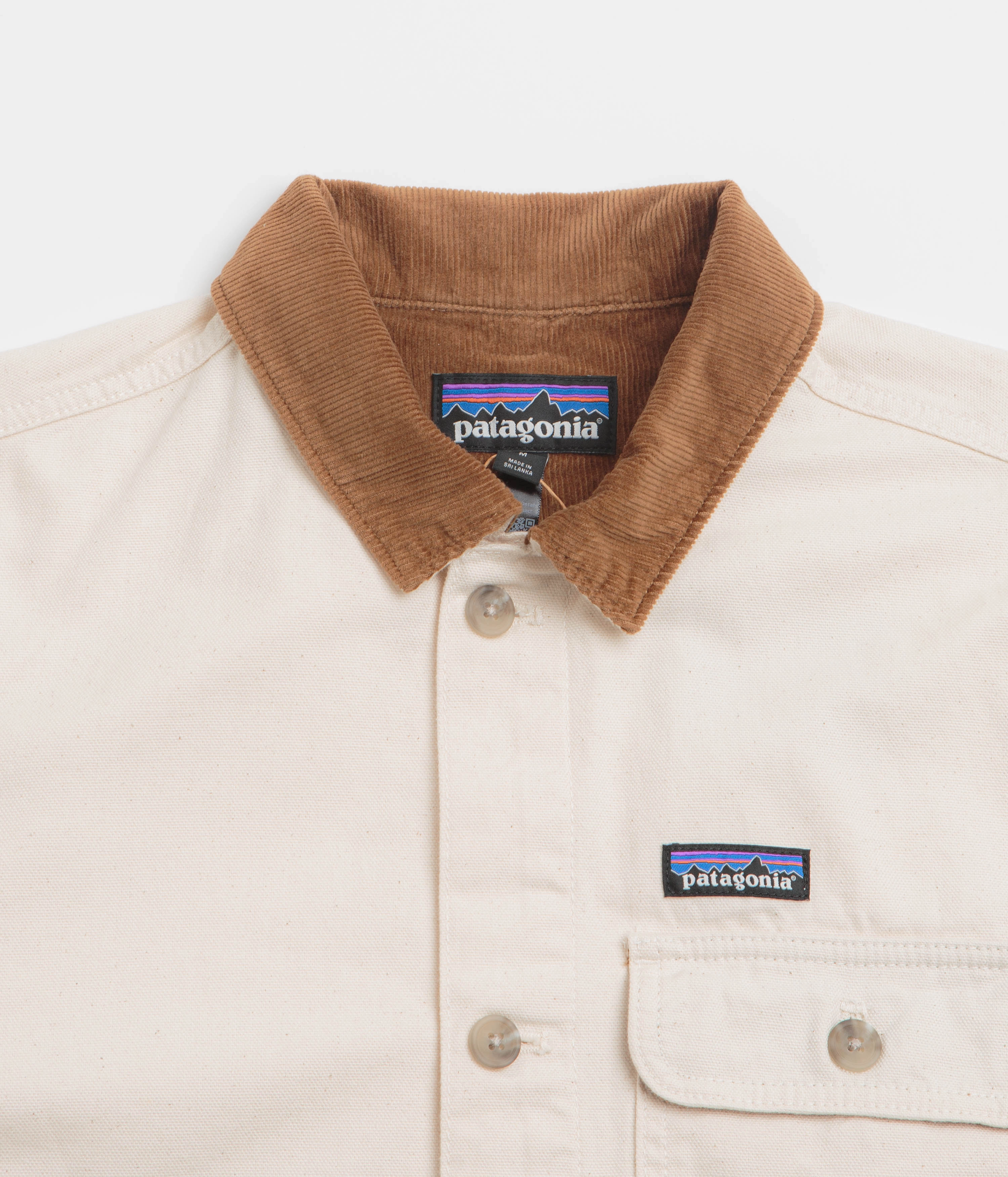 evening Airtight Storage Compartment Patagonia Point Reyes Canvas Jacket - Undyed Natural