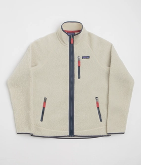 Seasonal Staple Versatile Use Patagonia Retro Pile Fleece - Pelican / Smolder Blue