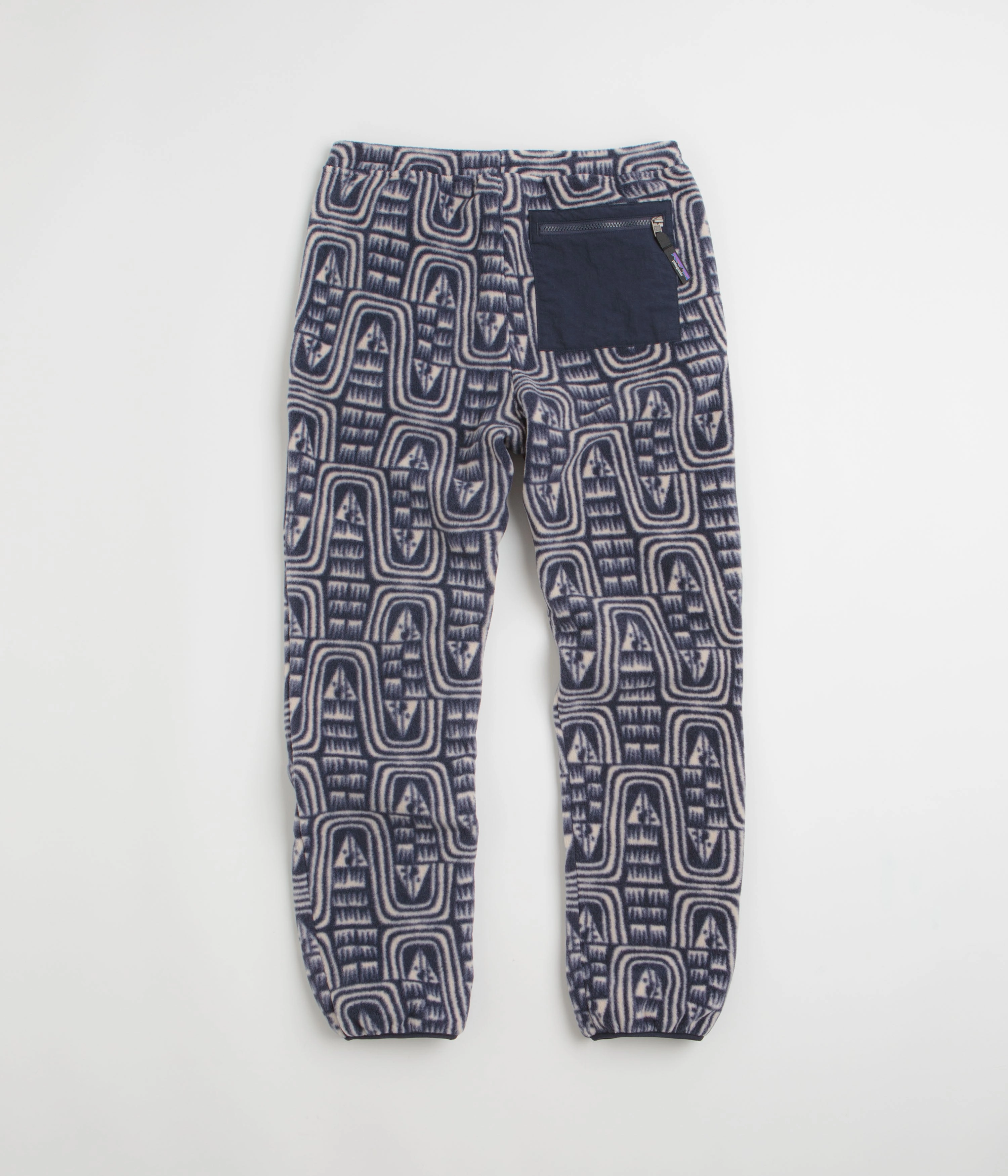 Cozy Layer Feminine Fit Patagonia Synchilla Pants - Flow: Sunken Blue