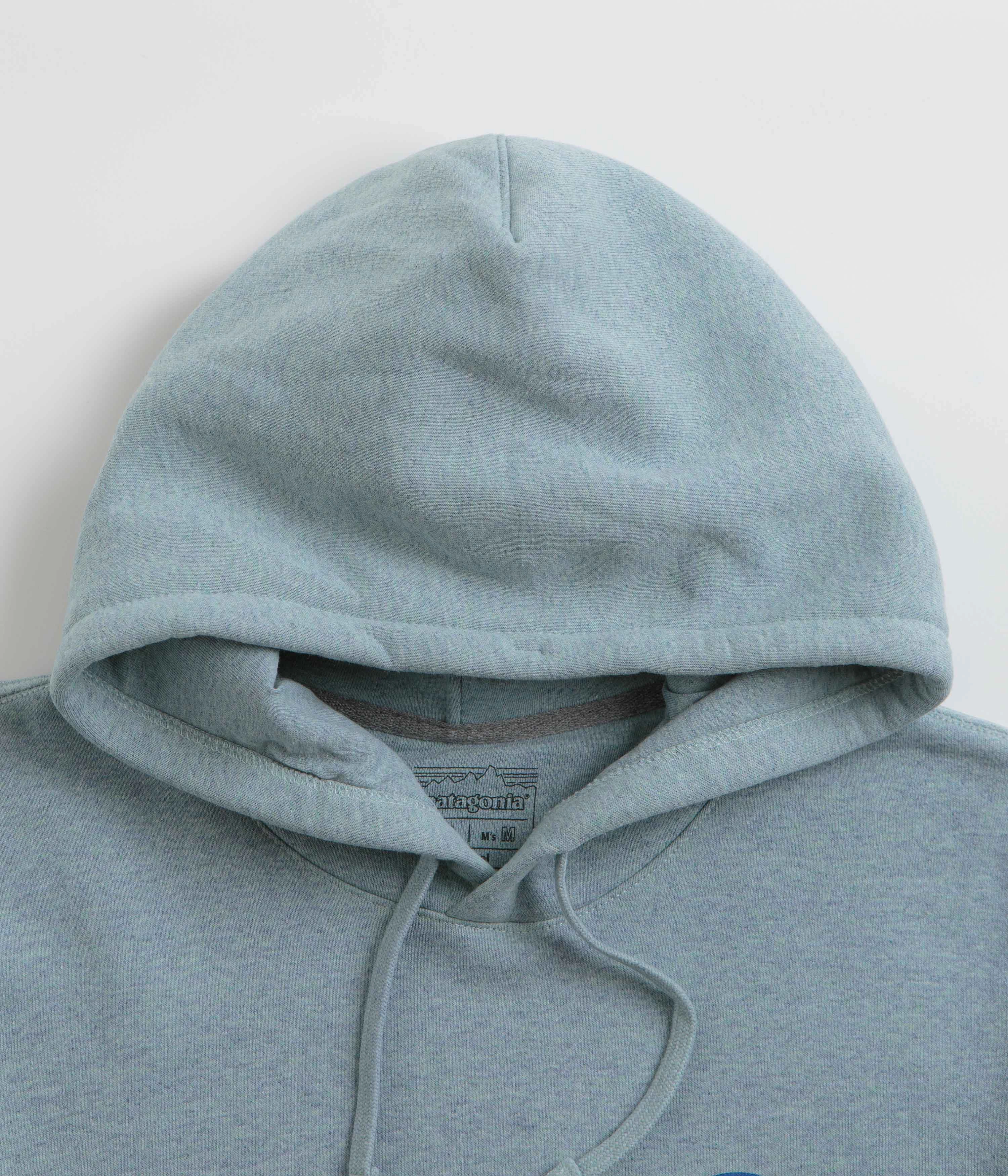 Patagonia Unity Fitz Uprisal Hoodie - Thermal Blue Impala like Rib Knit Hem