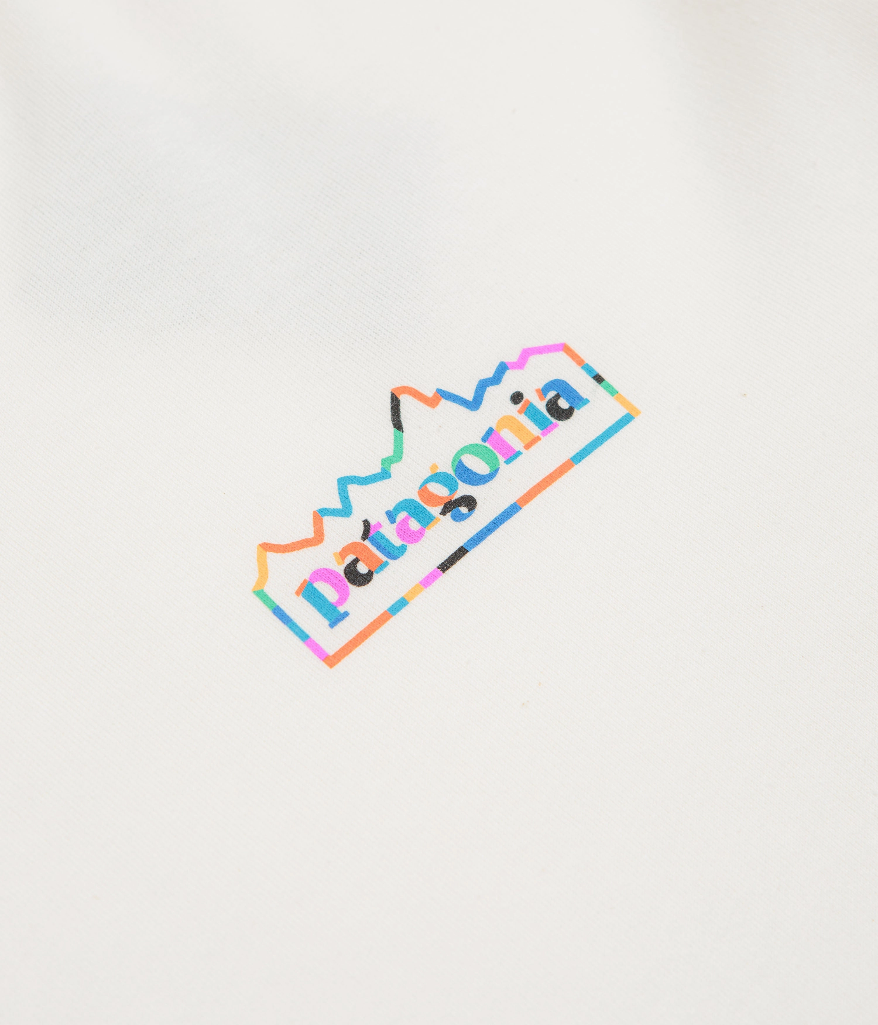 Go-To Layer Minimalist Wear Patagonia Unity Fitz Wildrise Crewneck Sweatshirt - Birch White