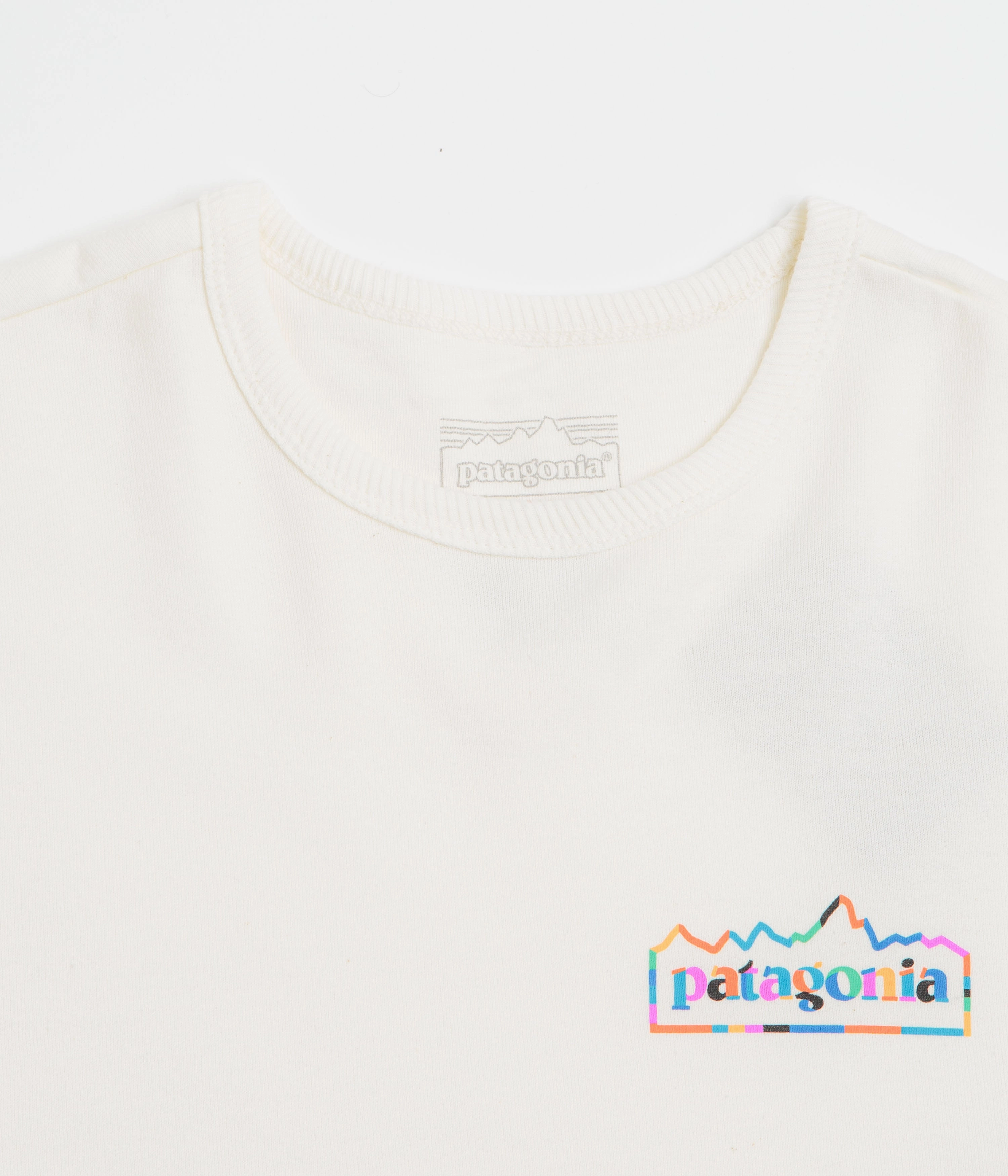 Trendy Top Athletic Wear Patagonia Unity Fitz Wildrise Crewneck Sweatshirt - Birch White