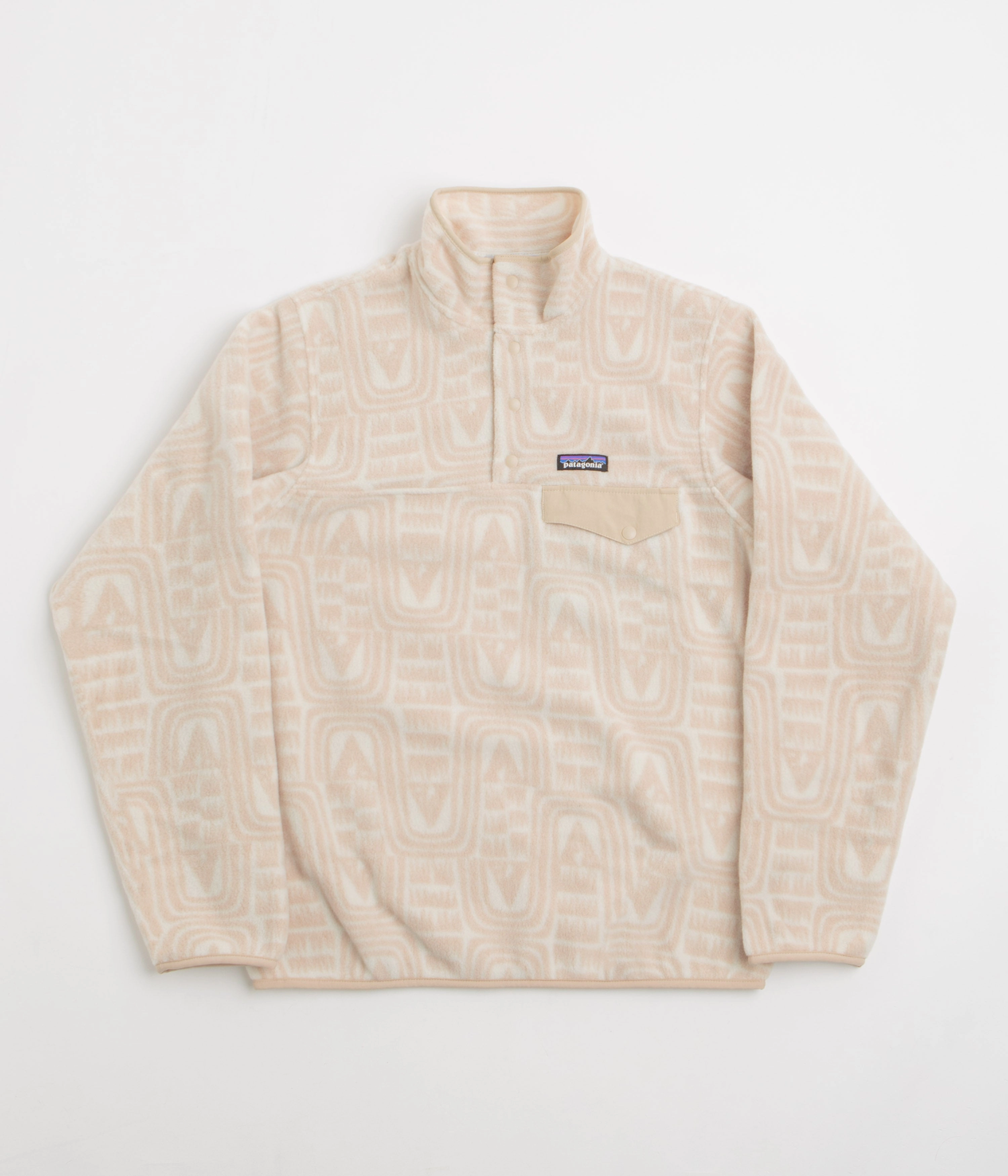 Patagonia Womens Lightweight Synchilla Snap-T Fleece - Flow: Dyno White Street Ready