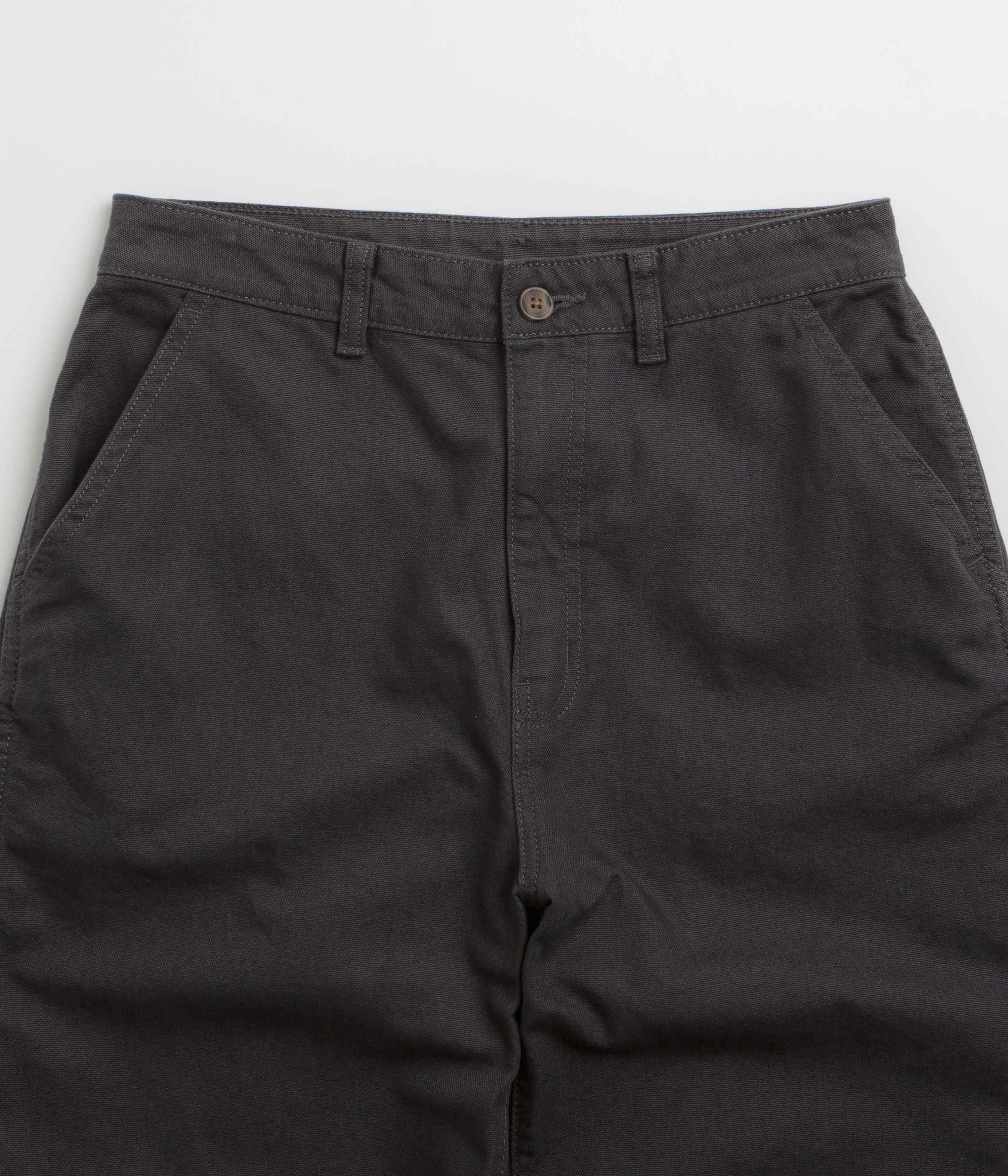 Patagonia Womens Point Reyes Canvas Wide Leg Pants - Ink Black StaticDissipative