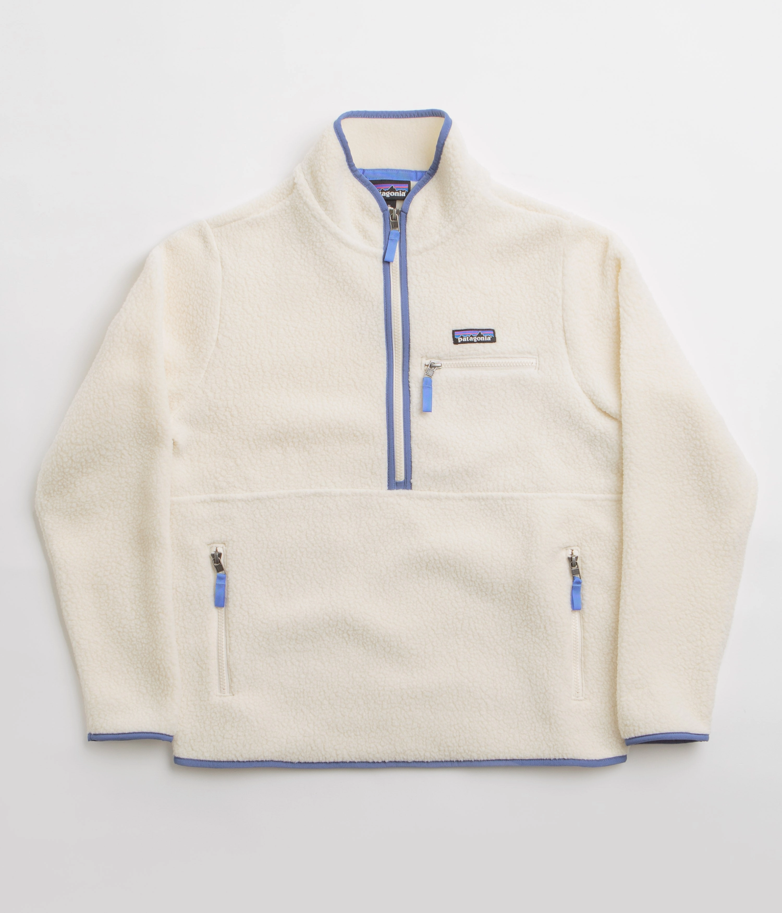 Patagonia Womens Retro Pile Marsupial Fleece - Natural Outdoorsy Look Sport Layers