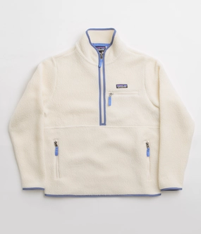 Patagonia Womens Retro Pile Marsupial Fleece - Natural Outdoorsy Look Sport Layers