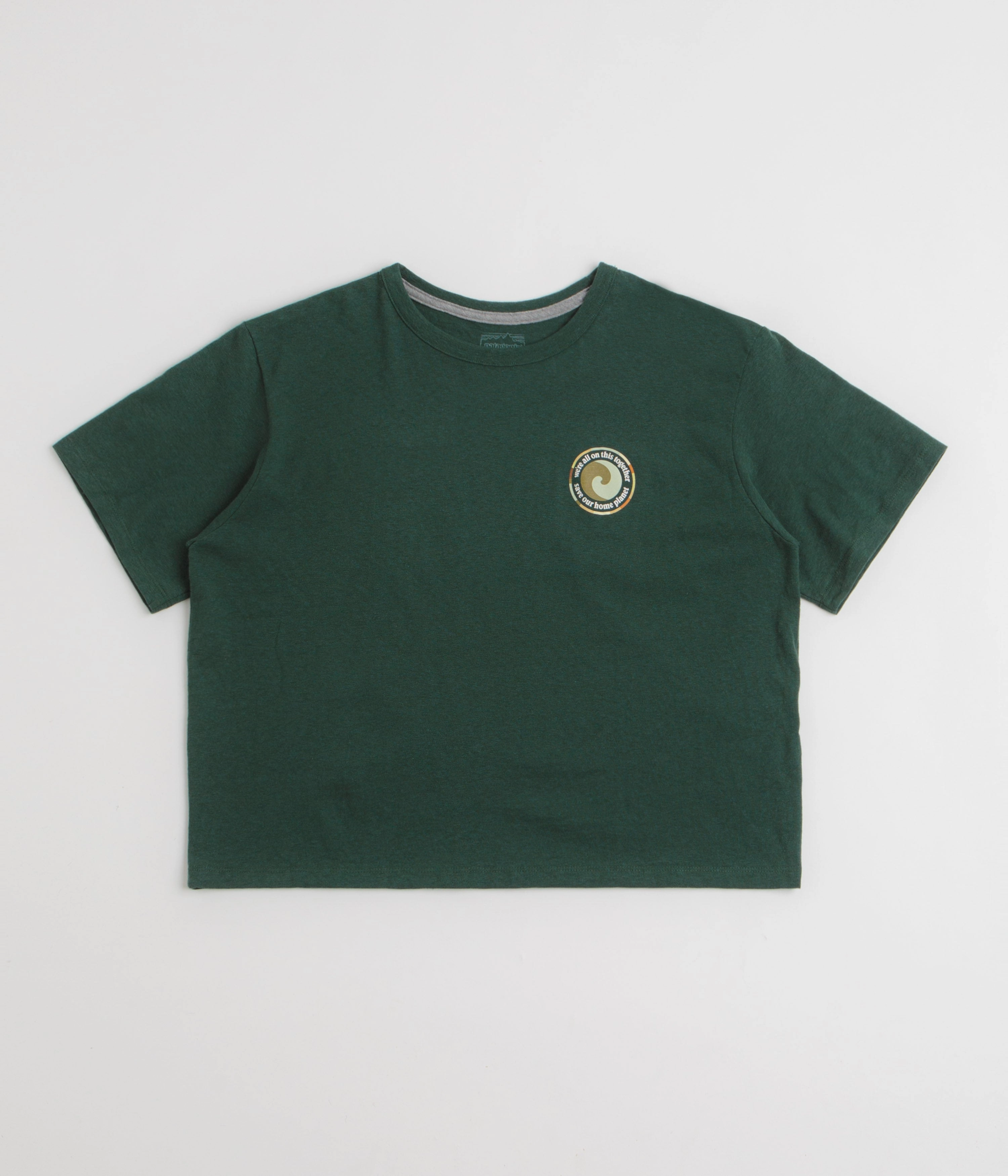 Patagonia Womens Unity Fitz Easy Cut Responsibili-Tee T-Shirt - Cascade Green Eye-Catching Stylish Layering