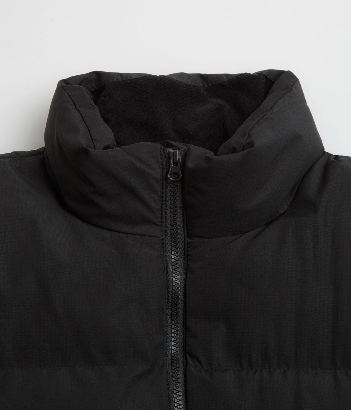 Poetic Collective Puffer Jacket - Black / White Storage